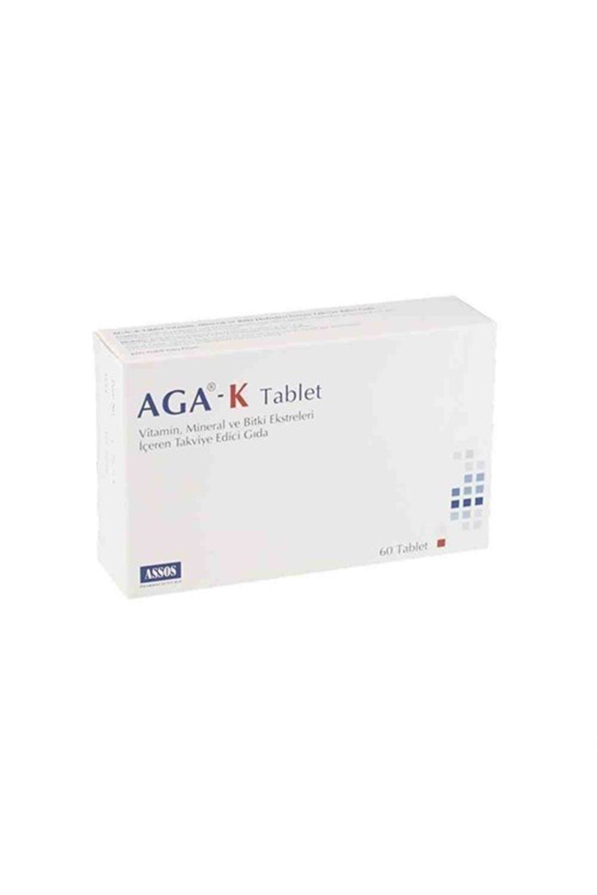 Assos Aga-k Takviye EdiciGıda 60 Tablet