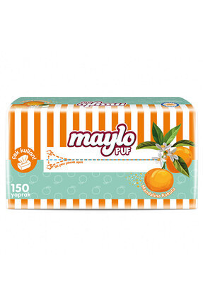 - Puf Mendil - Mandalina Kokulu - 150'li Image 0