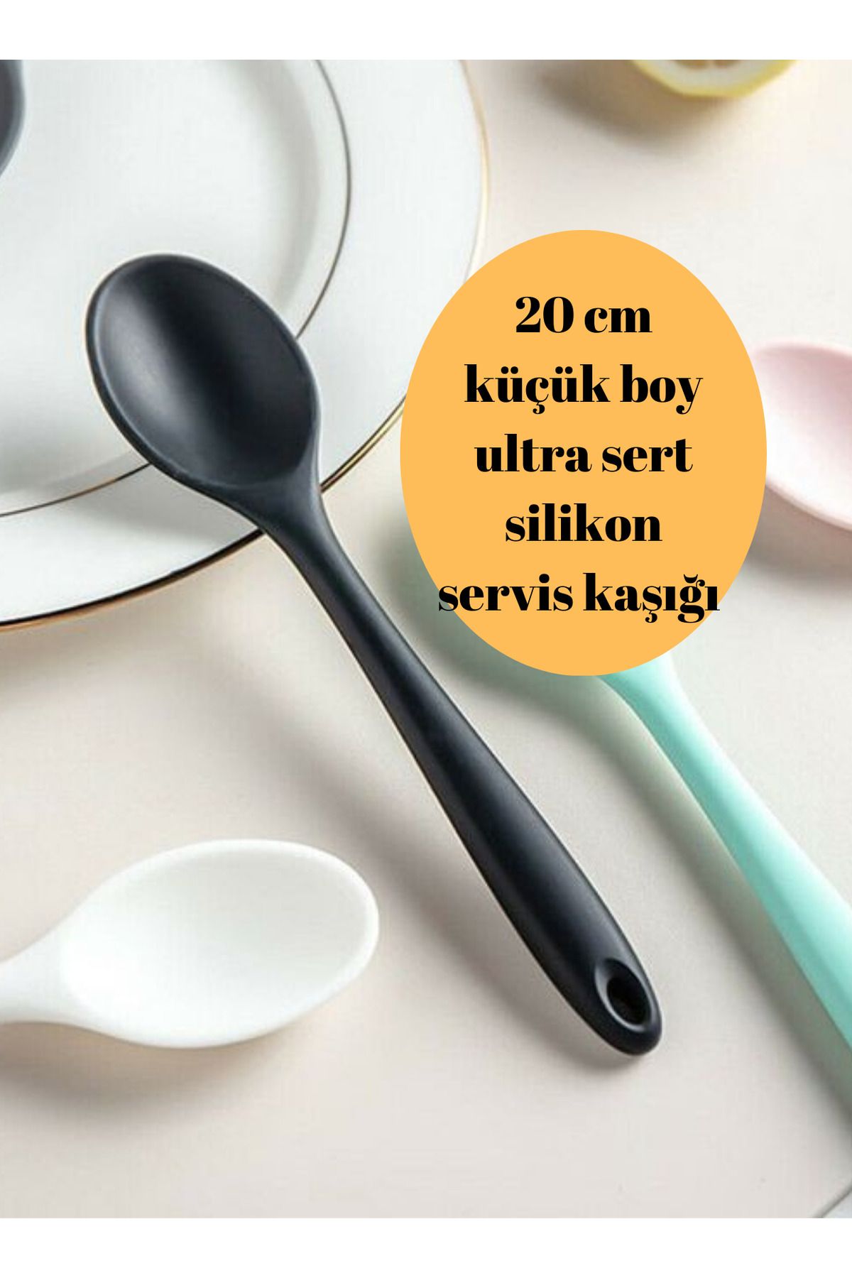 BRE HOME20 cm küçük boysilikon  ultra sert uç...