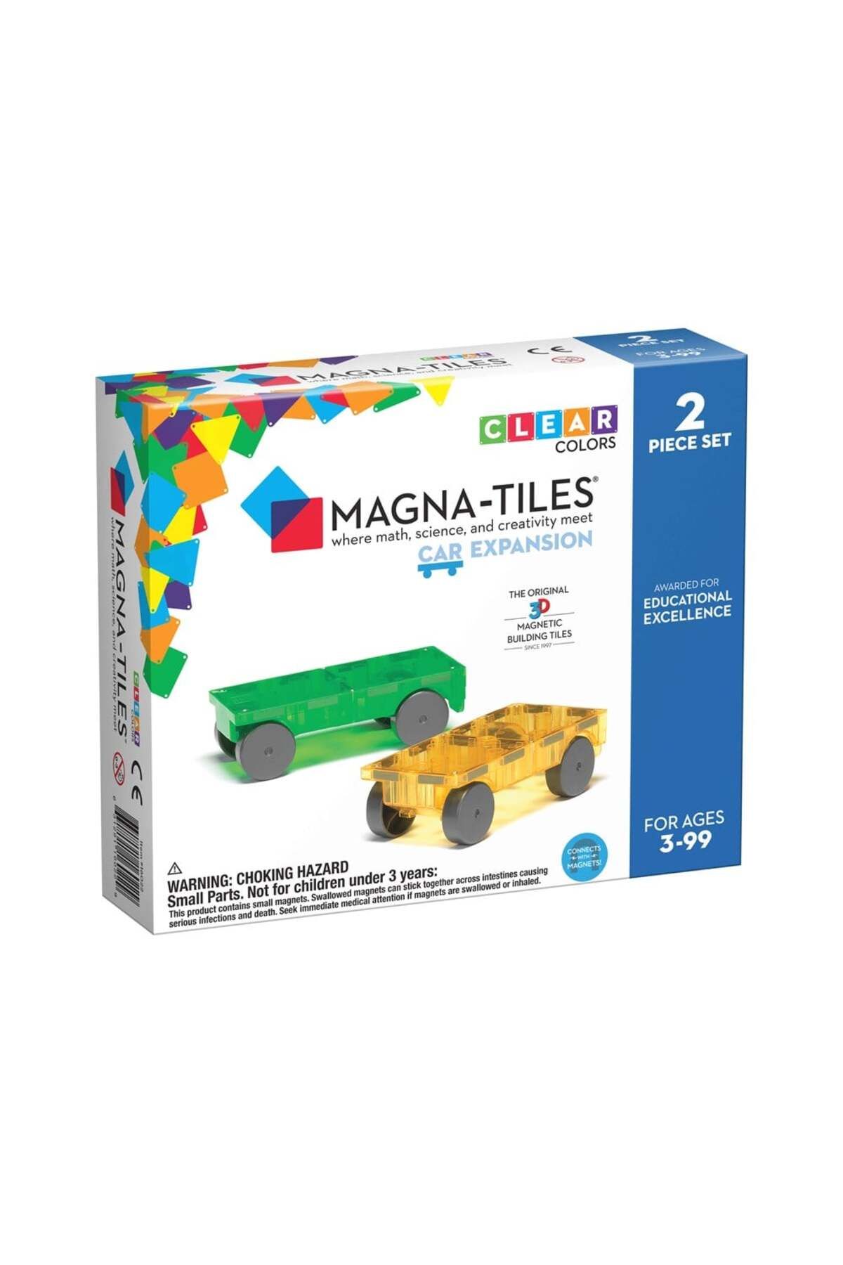 Magna Tiles Magna-tiles -Arabalar - 2 Parça