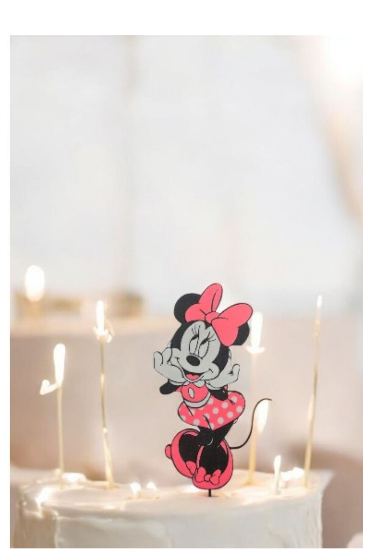 nana home art Minnie MouseTemalı Yıkanabilir...