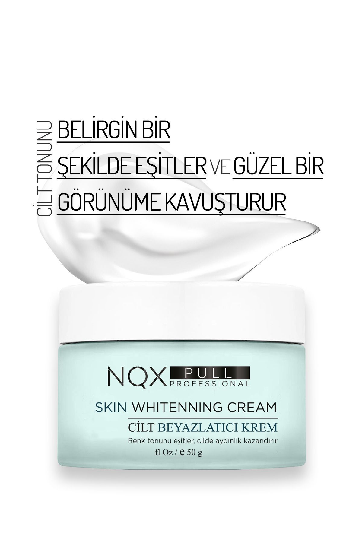 Cilt Beyazlatıcı Aydınlatıcı Glutatyonlu Leke Karşıtı Krem Kolajen, Niacinamide & Kojik Asitli