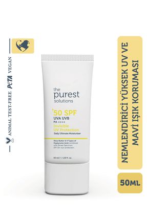 Yüksek Koruma ve Nemlendirici Etkili Güneş Koruyucu Krem SPF 50, 50 ml Image 0