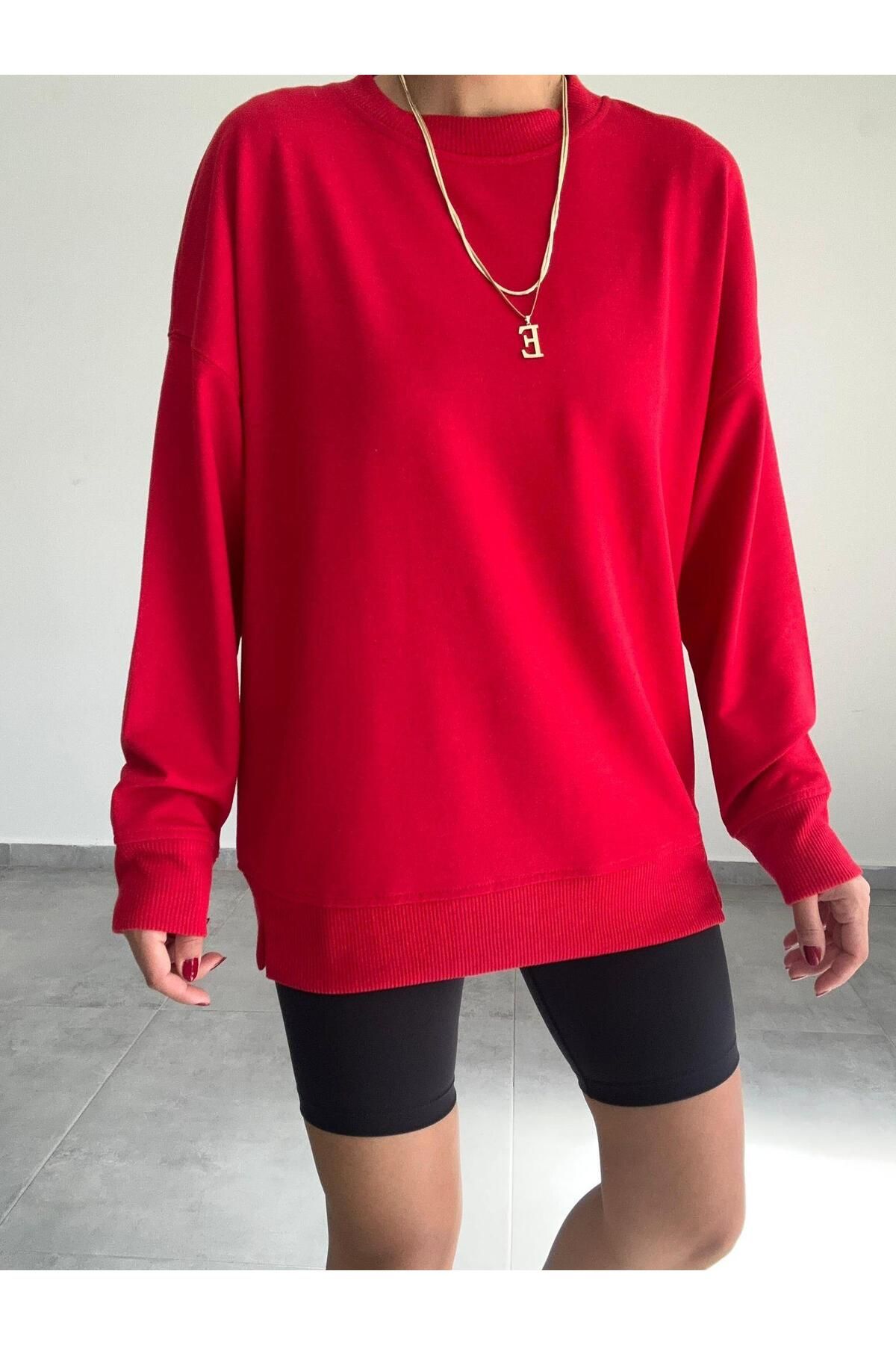 Oversize Sweatshirt, Oversize Kadın Sweat, Premium Kalıp Kumaş