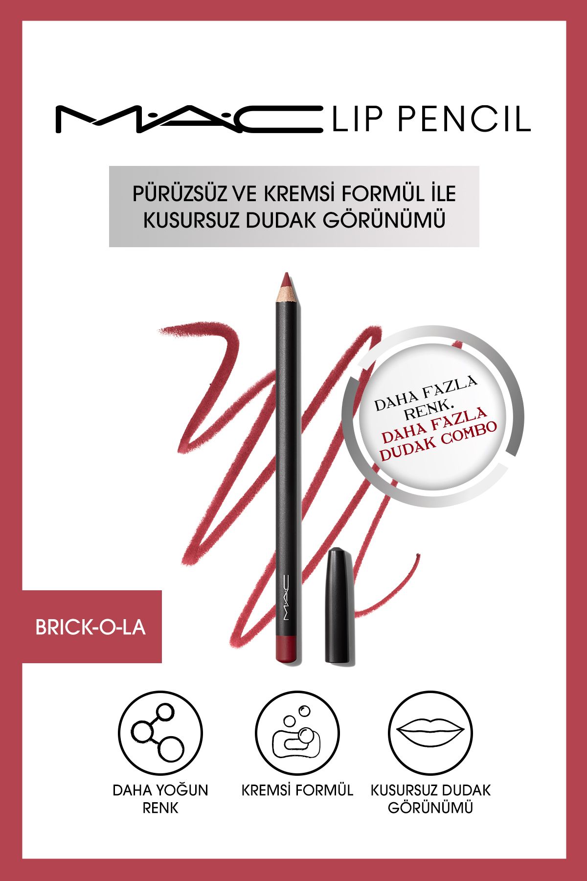 Lip Pencil Dudak Kalemi-BRICK-O-LA 1.45GM