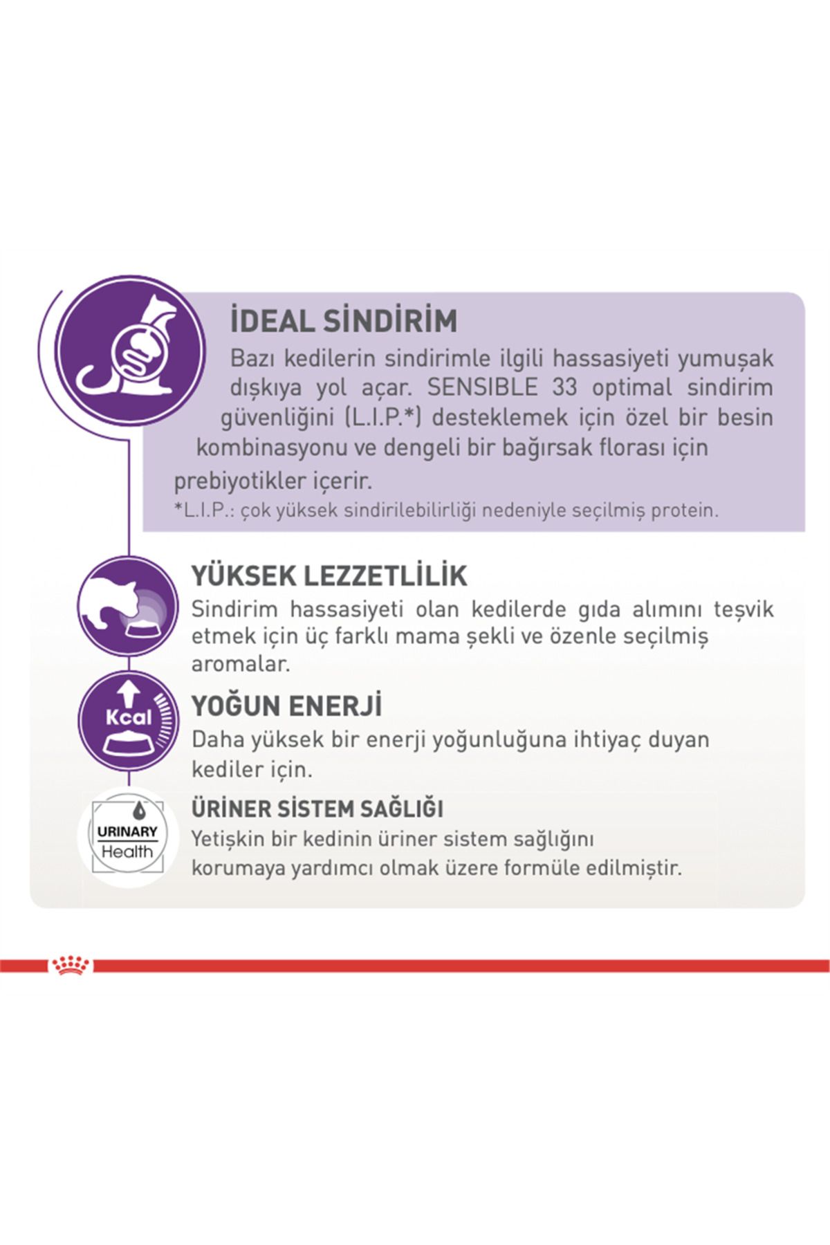 Sensible 33 Hassas Sindirim Sistemi Destekleyici Kedi Maması 4kg