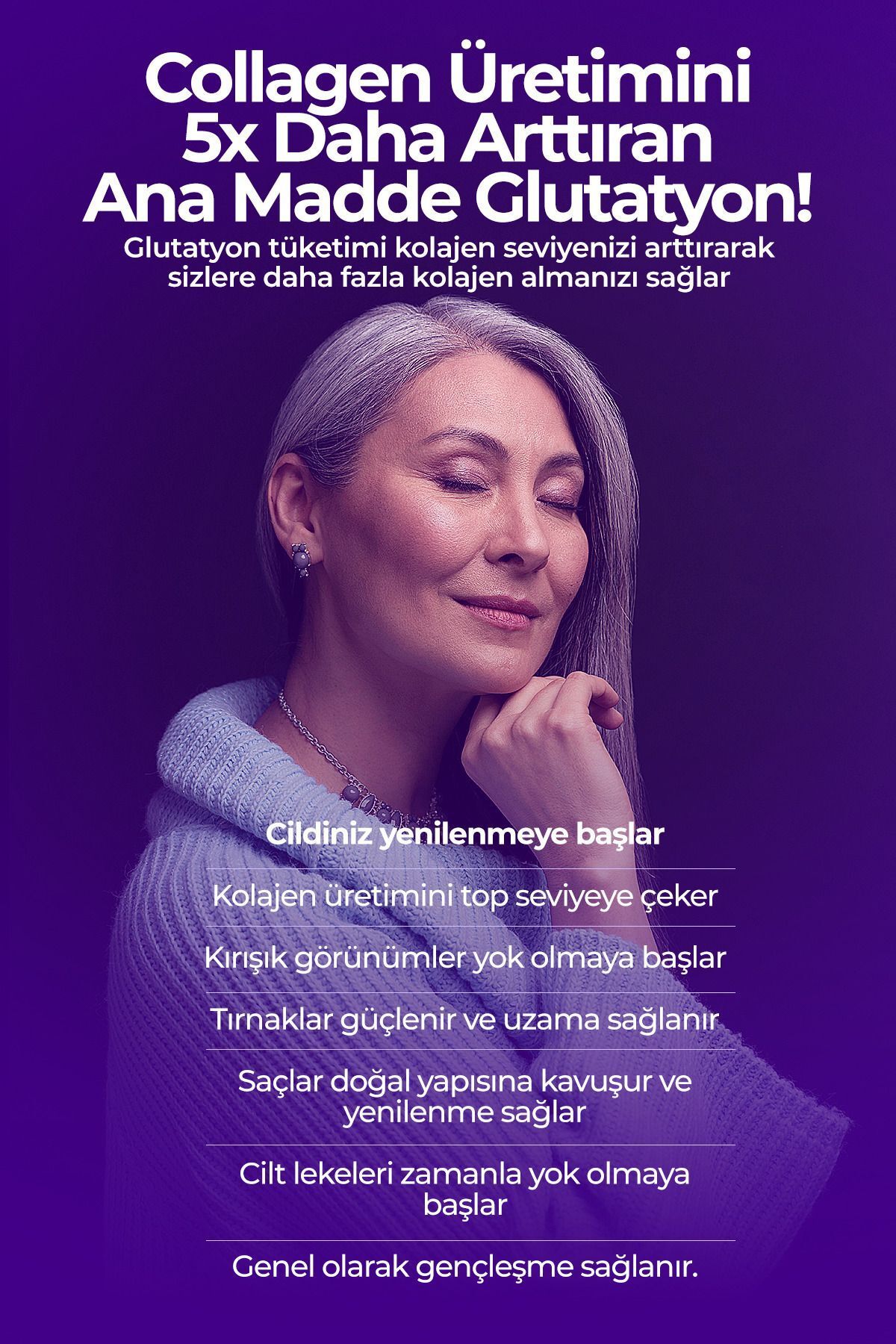 Glutawell Glutatyon Ve L-glutamin Içeren 90 Tablet 3'lü Fırsat