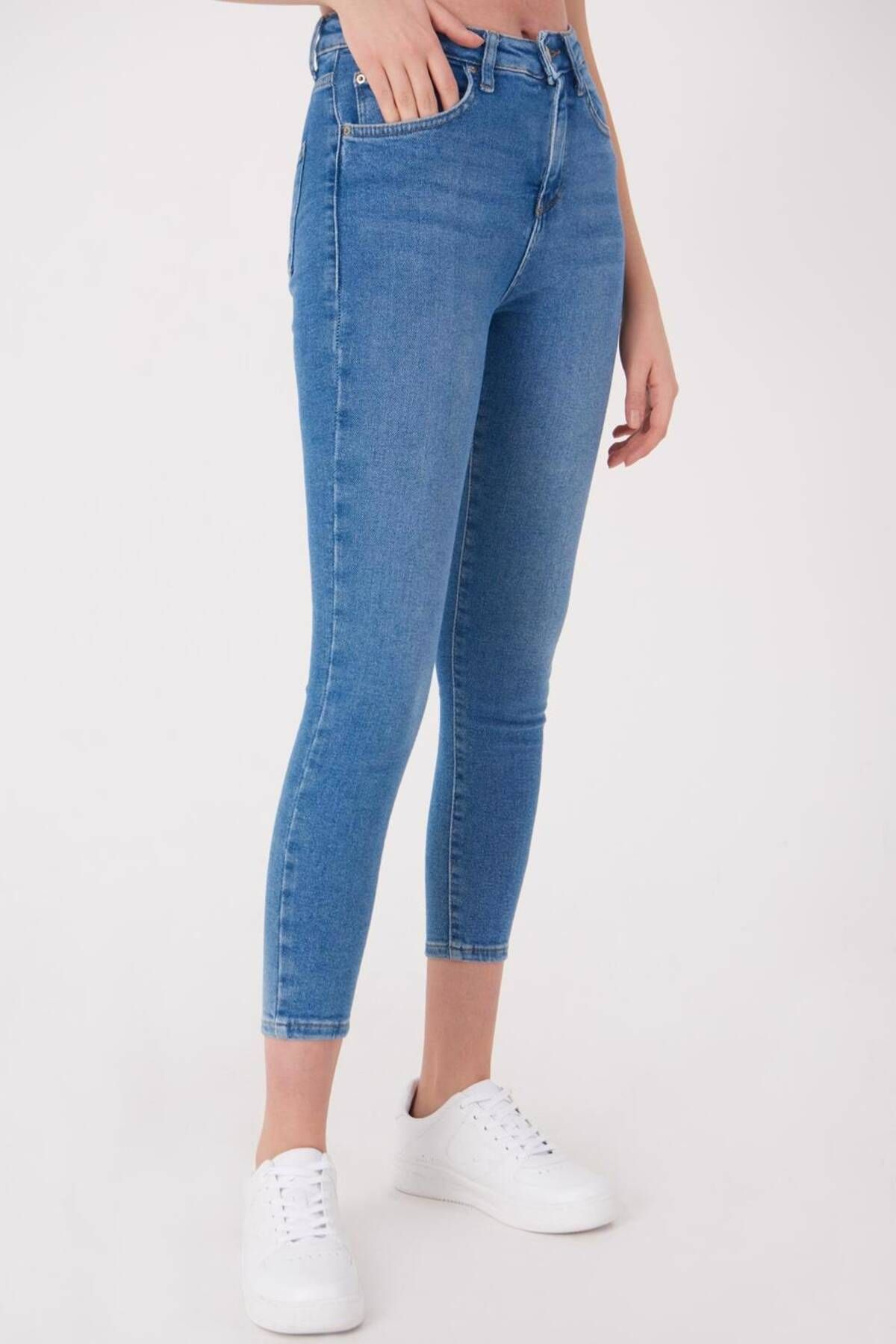 Yüksek Bel Skinny Jean Pantolon Pn6578-pnp