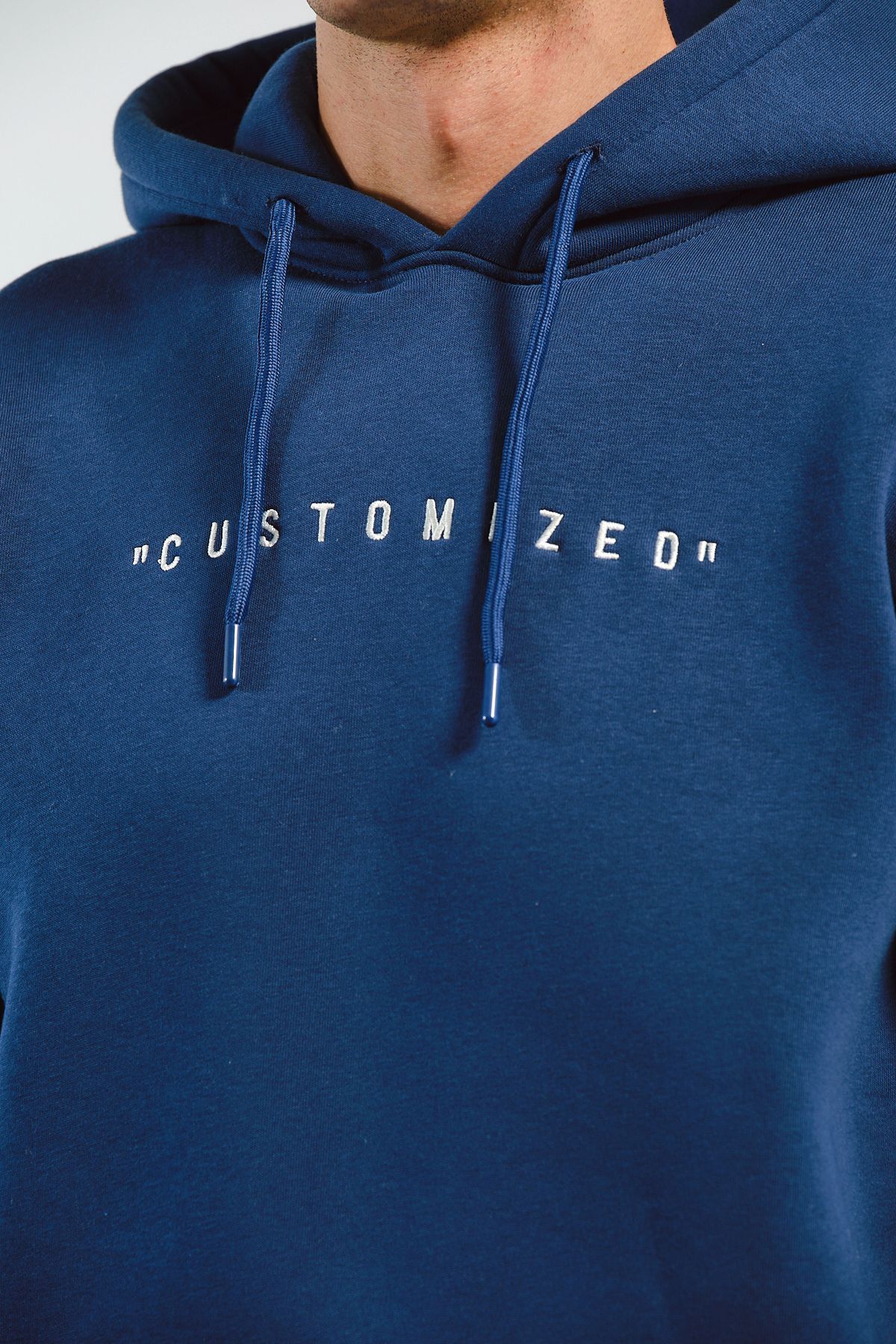 Erkek Customized Nakışlı Kapüşonlu İçi Yumuşacık Sweatshirt