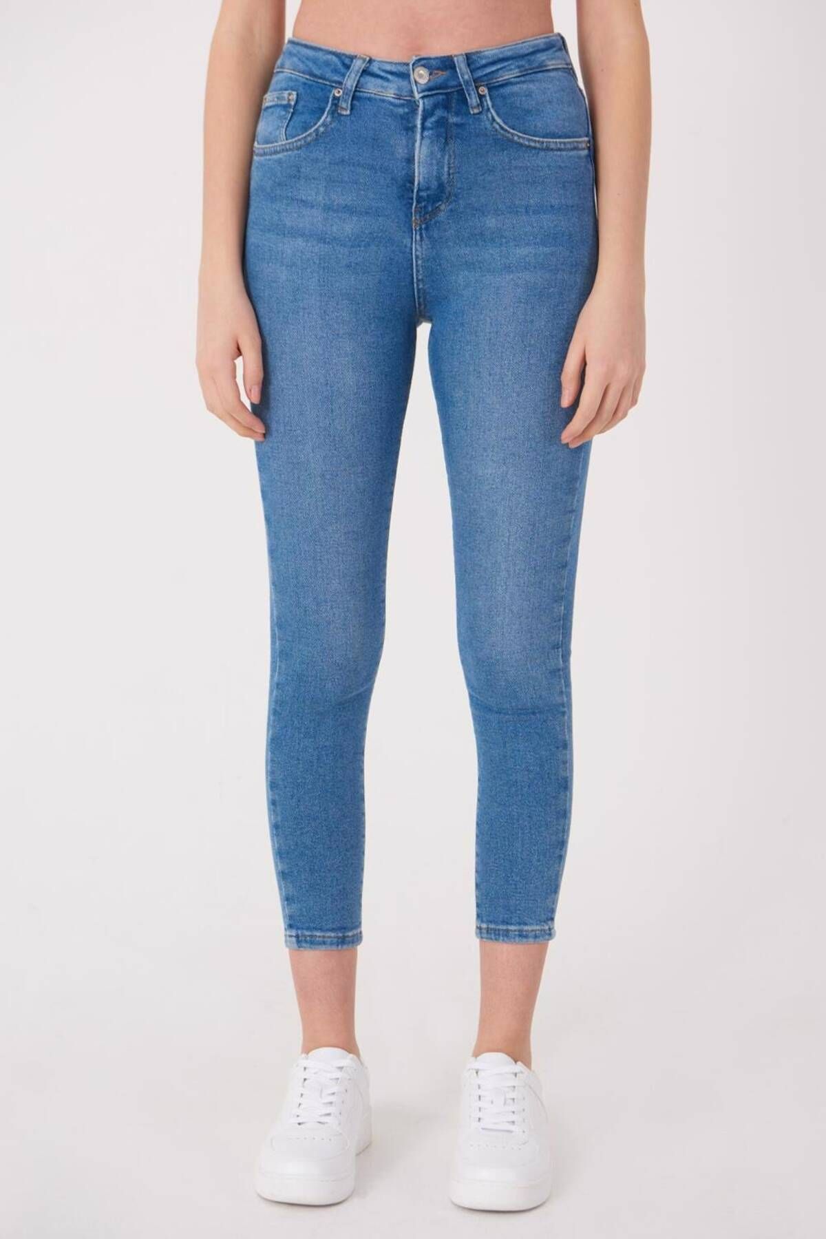 AddaxYüksek Bel Skinny JeanPantolon Pn6578-pn...