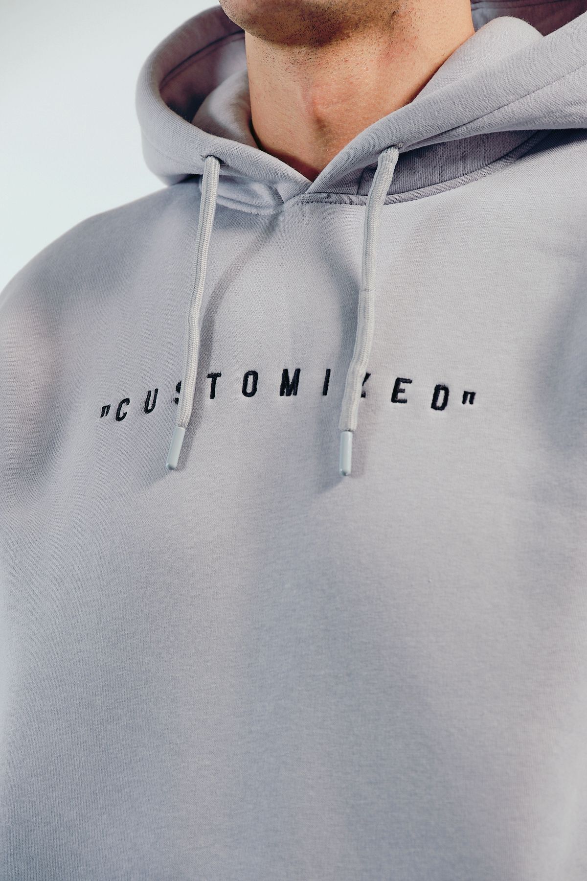 Erkek Customized Nakışlı Kapüşonlu İçi Yumuşacık Sweatshirt