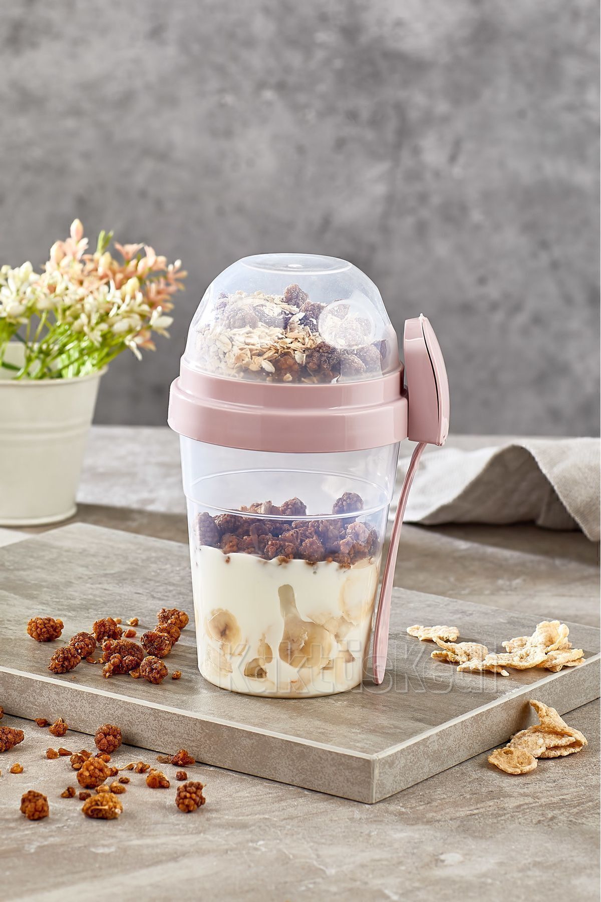 Müsli ve Granola Kapsülü | Sızdırmaz | 600 ML