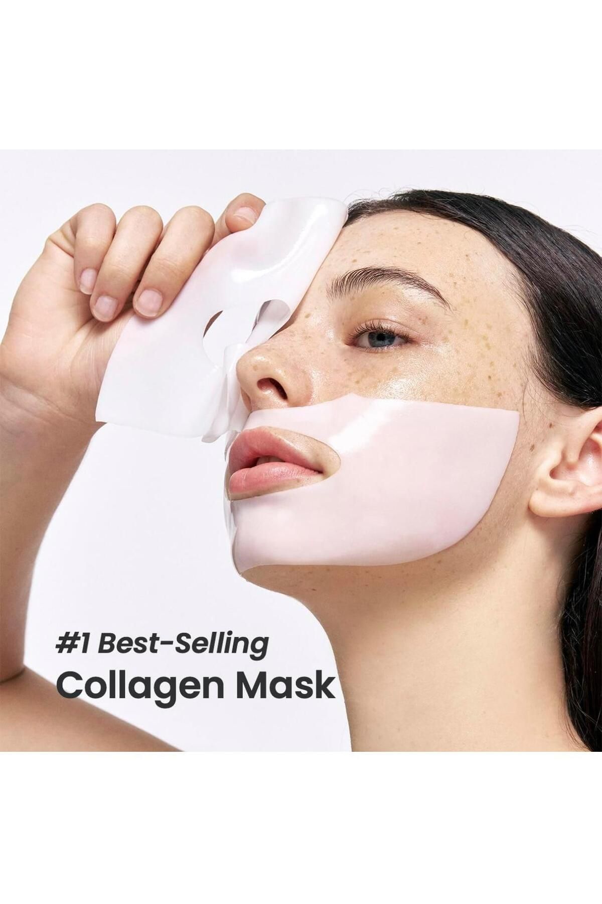 Bio-collagen Real Deep, Şeffaflaşan, Nemlendiren, Gözenek Küçülten, Kore Yüz Maskesi (1AD)