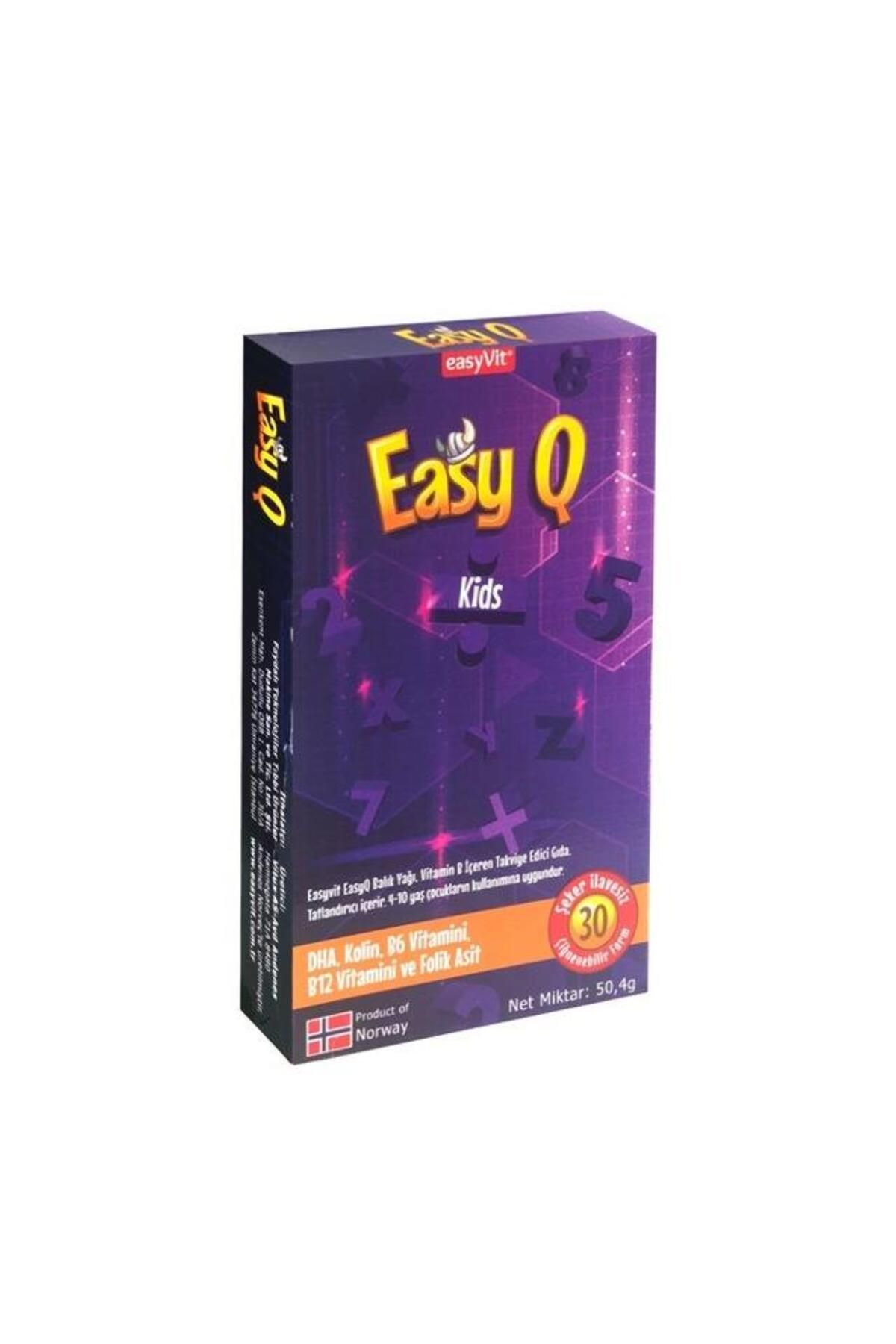 Easyfishoil Q 30 Çiğneme Tableti