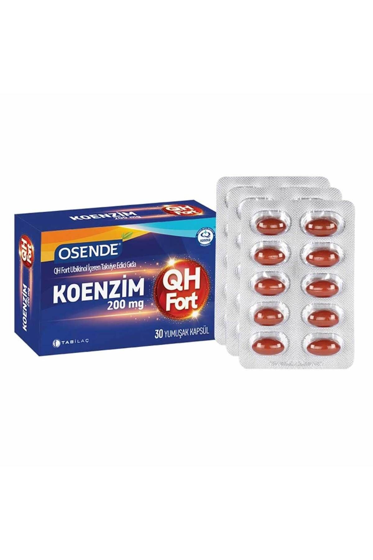 OsendeKoenzim Qh 200 Mg Fort30 Yumuşak Kapsül