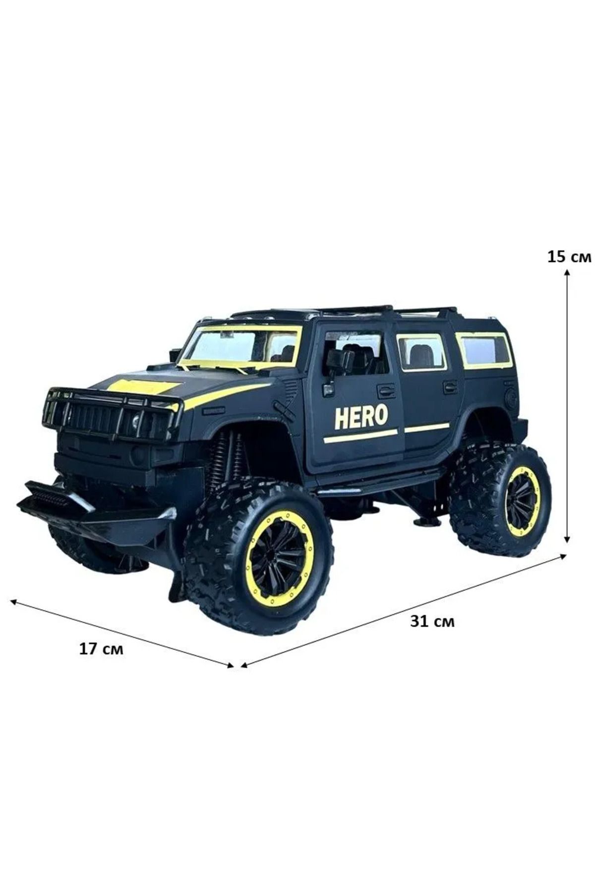 Uzaktan Kumandalı Full Fonksiyon 2.4Ghz Şarjlı 1:15 Off-Road Rover Jeep