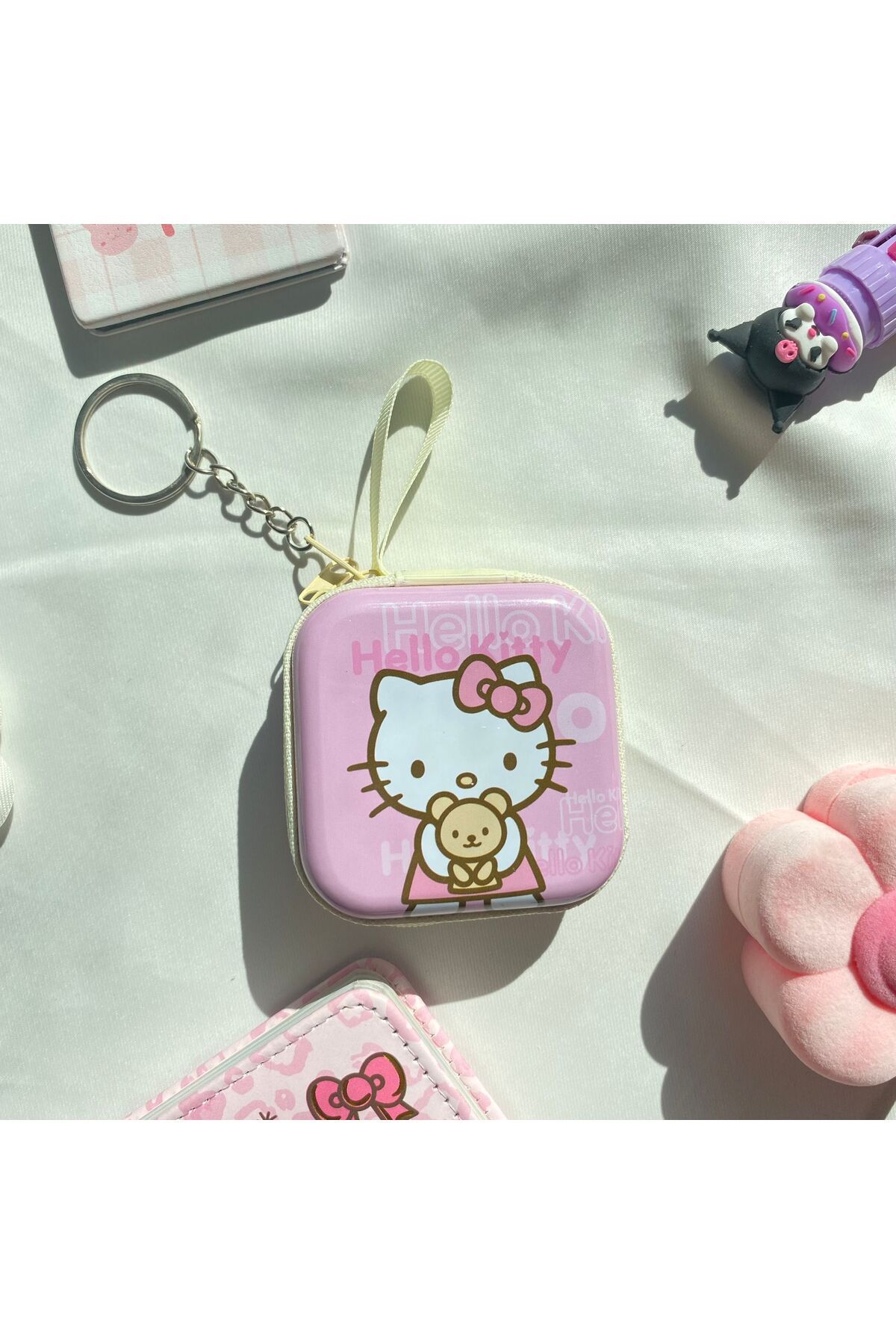 Wisevelya Hello Kitty AyıcıkMetal Kutu Anahta...