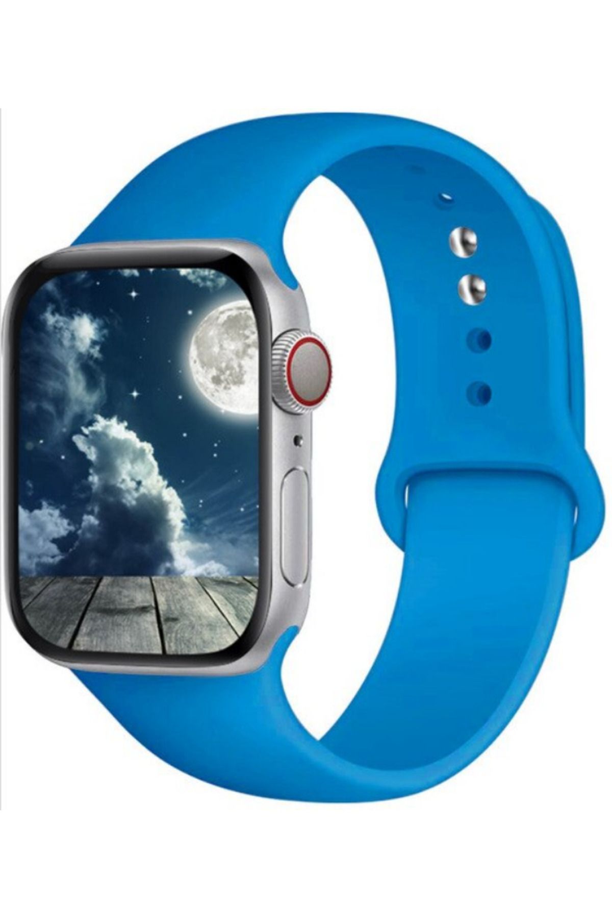 Mobaxaksesuar Apple Watch 10 42mm - 38/40/41mm S/m Beden Kordon Silikon Spor Kordon 2/3/4/5/6/se/7/8