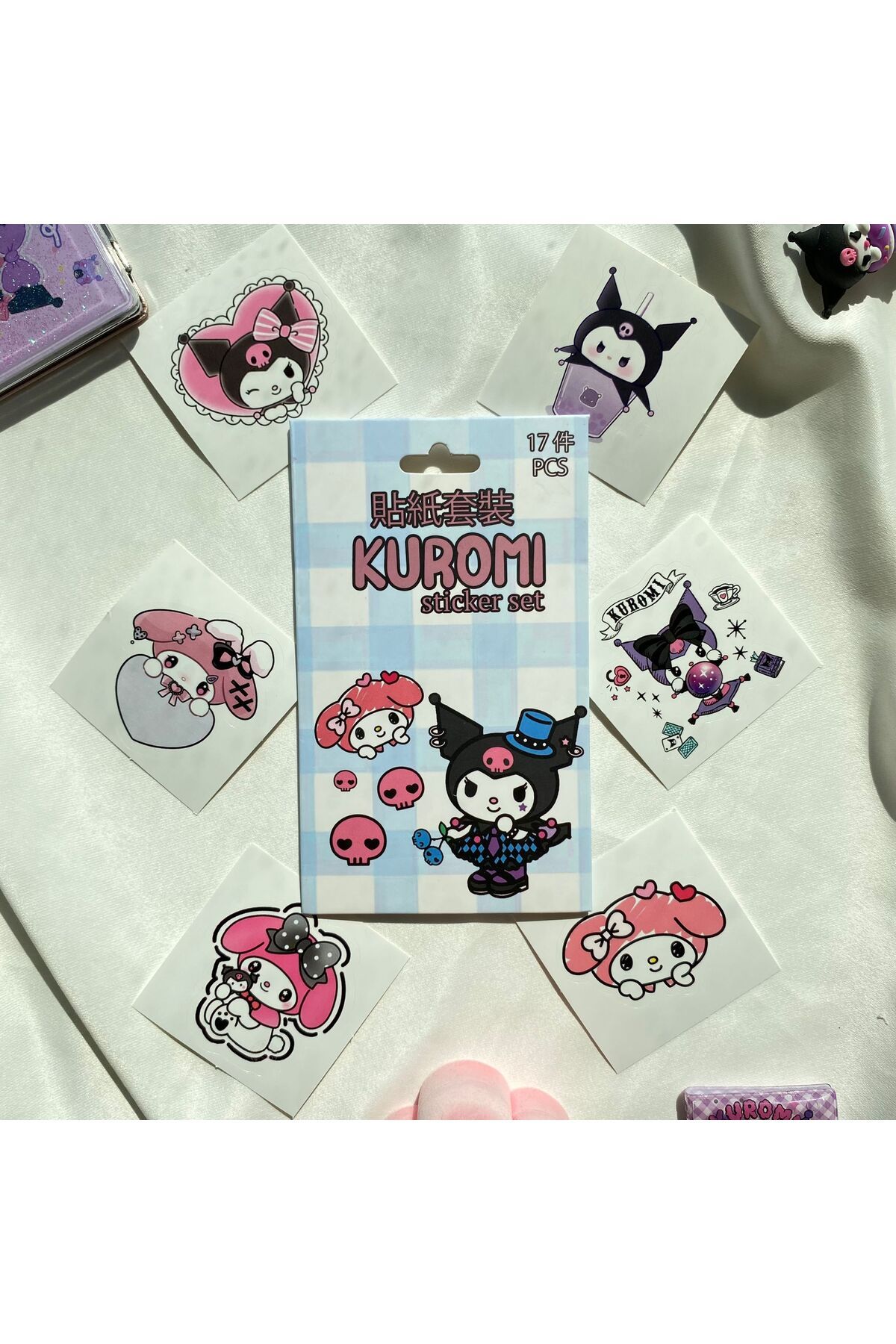 Kuromi ve My Melody Sticker Seti