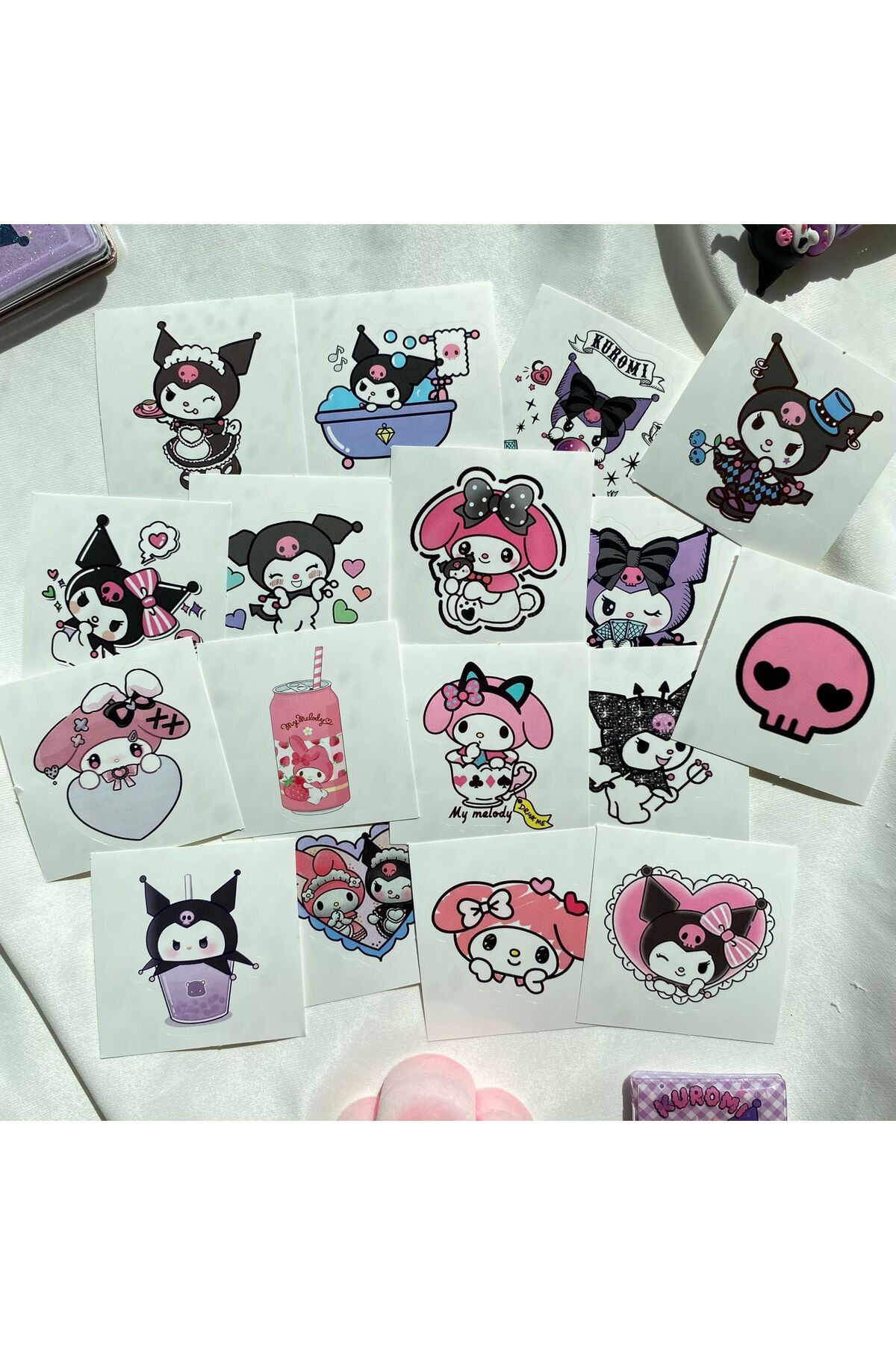 Kuromi ve My Melody Sticker Seti