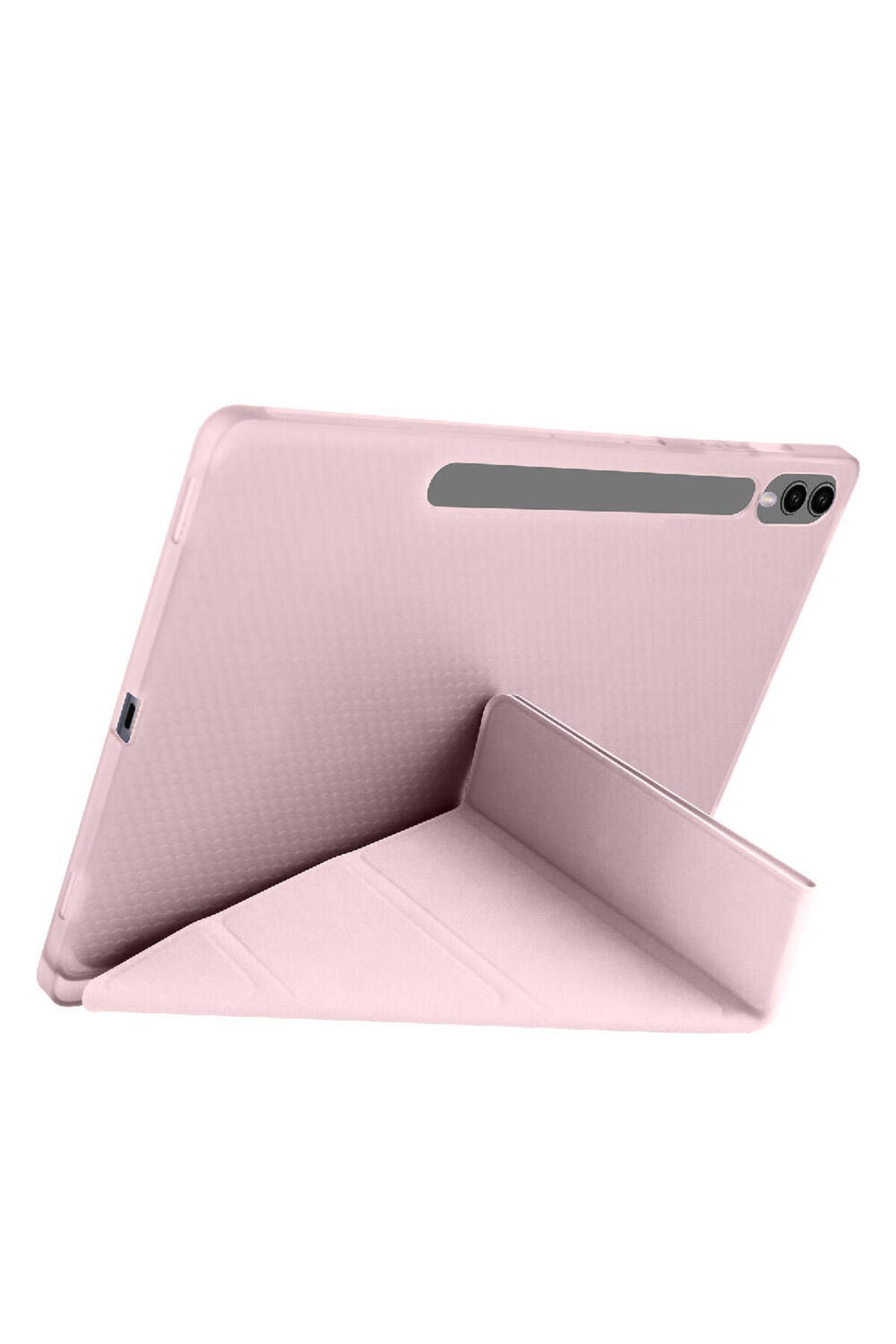 Samsung Galaxy Tab S9 Fe Plus/s10 Plus Kılıf Kalem Bölmeli Trifolding Case X610 X616 X820 X826 X828