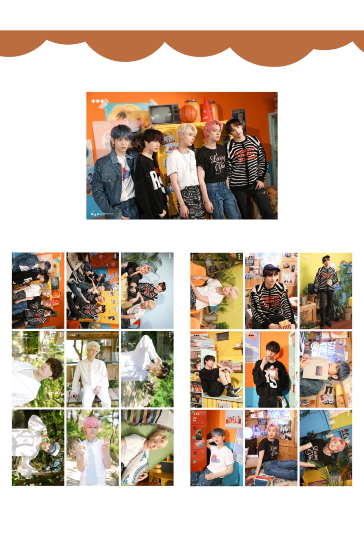 Kpop Dünyasi Txt '' 2021 Season's Greetings '' Fotokart Seti