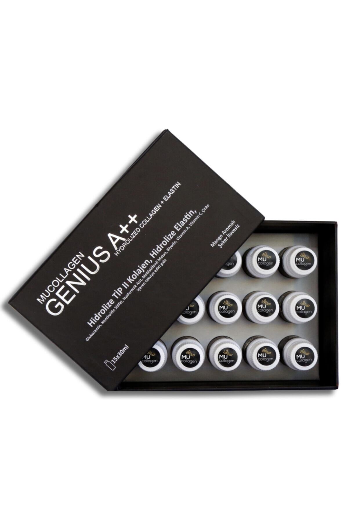 MUCollagen Genius A++ Hidrolize Tip Iı Kolajen, Elastin 30 Ml X 15 Şişe