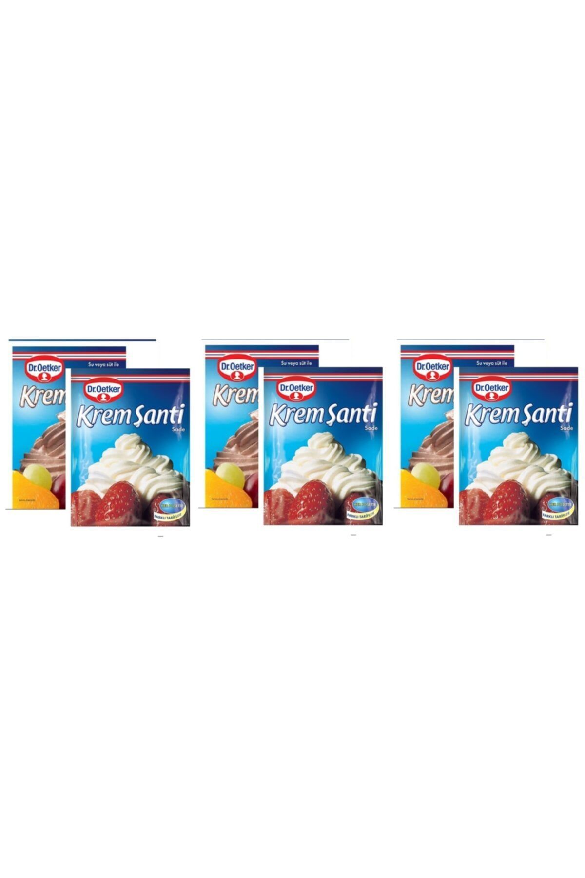 Dr. Oetker Dr.oetker Krem Şanti Çikolatalı 80 gr x 3 Adet