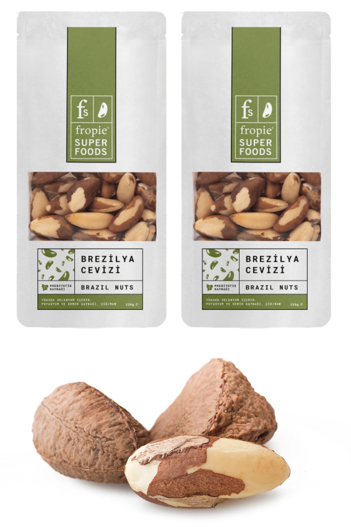 FROPİE Brezilya Cevizi 2adet 250gr 2x250gr
