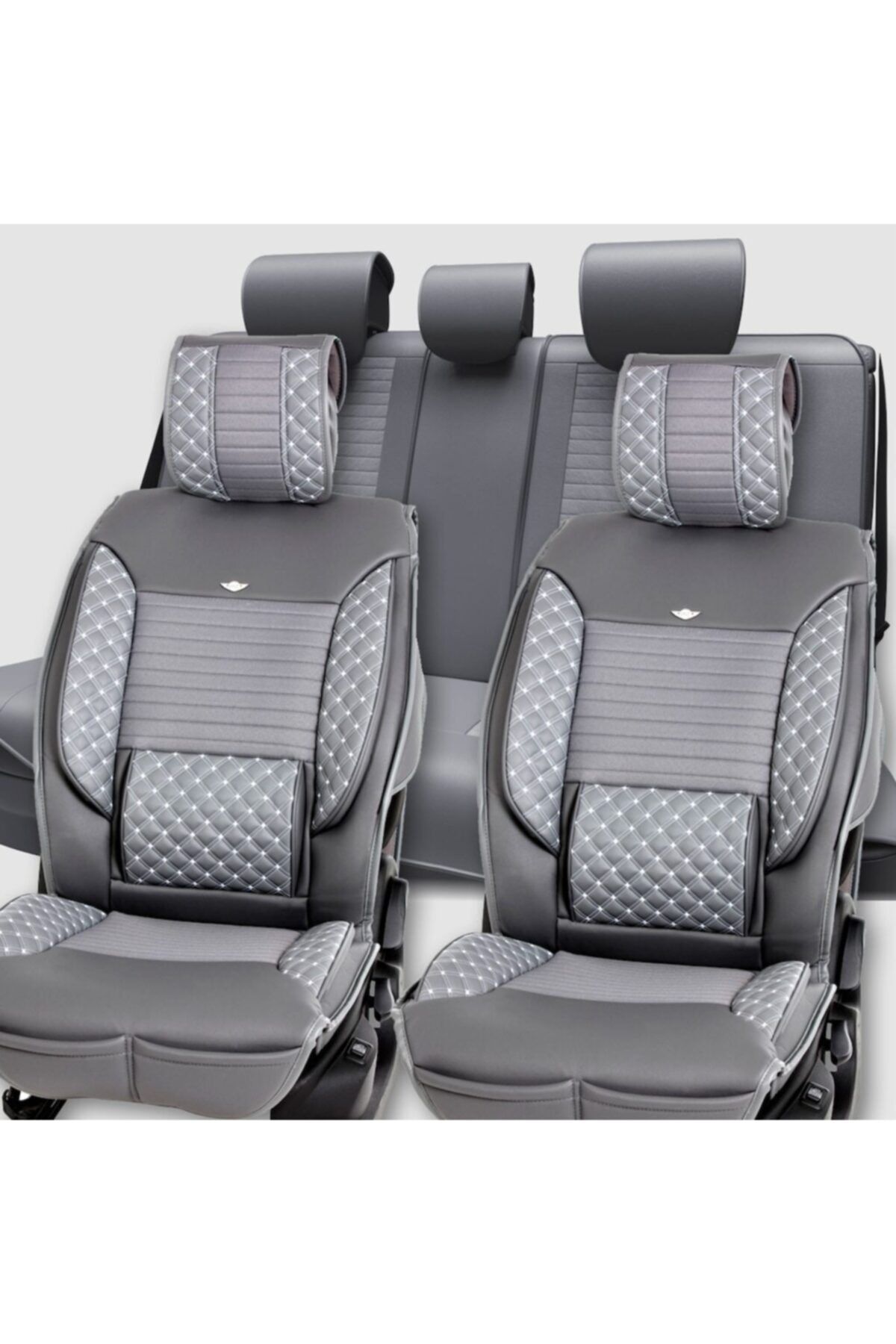 Stil Renault Megane 1 Lüks Deri Oto Koltuk Kılıfı Ön/arka Set