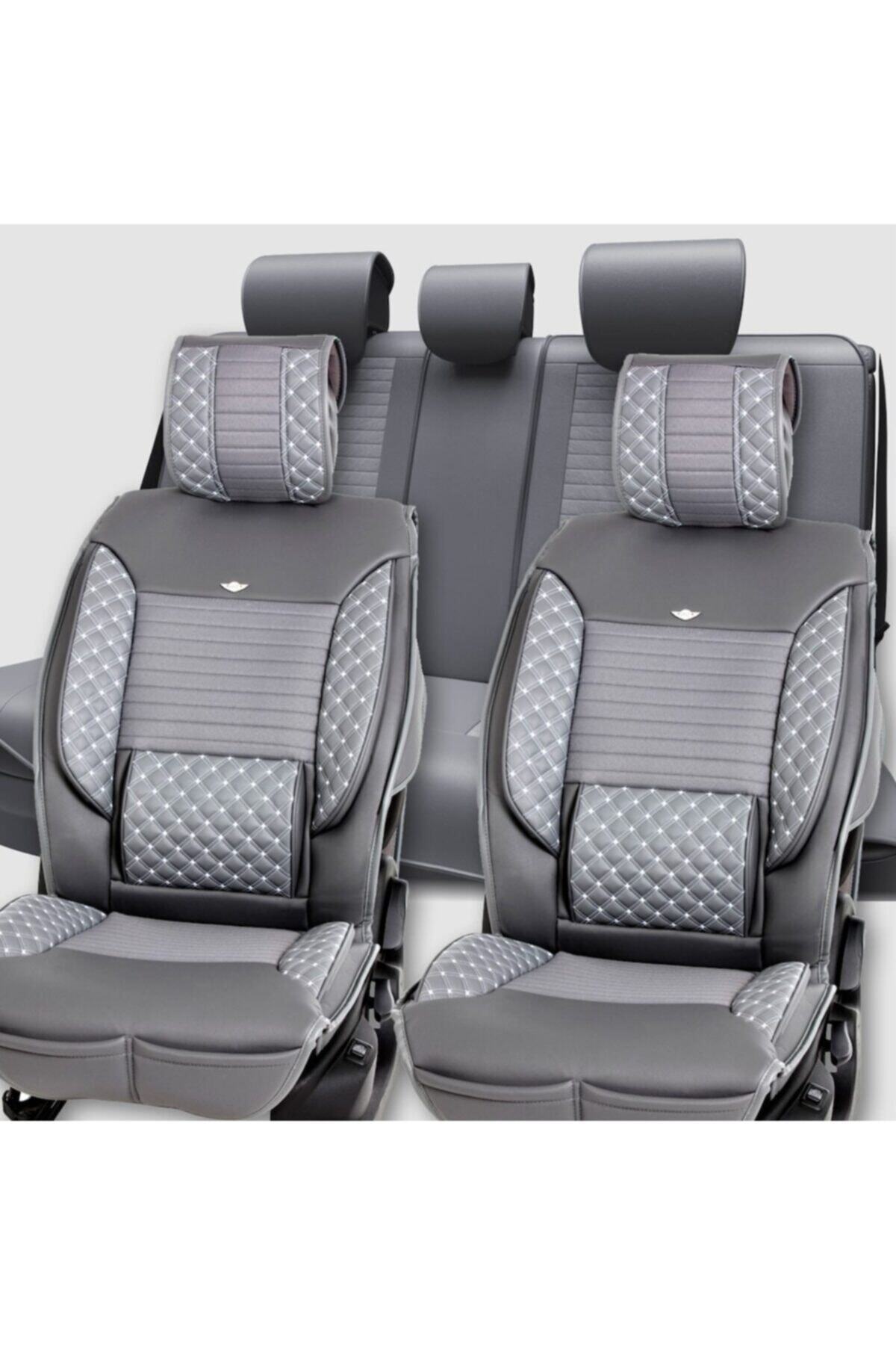 Stil Volkswagen Caddy Yeni Lüks Deri Oto Koltuk Kılıfı Ön/arka Set