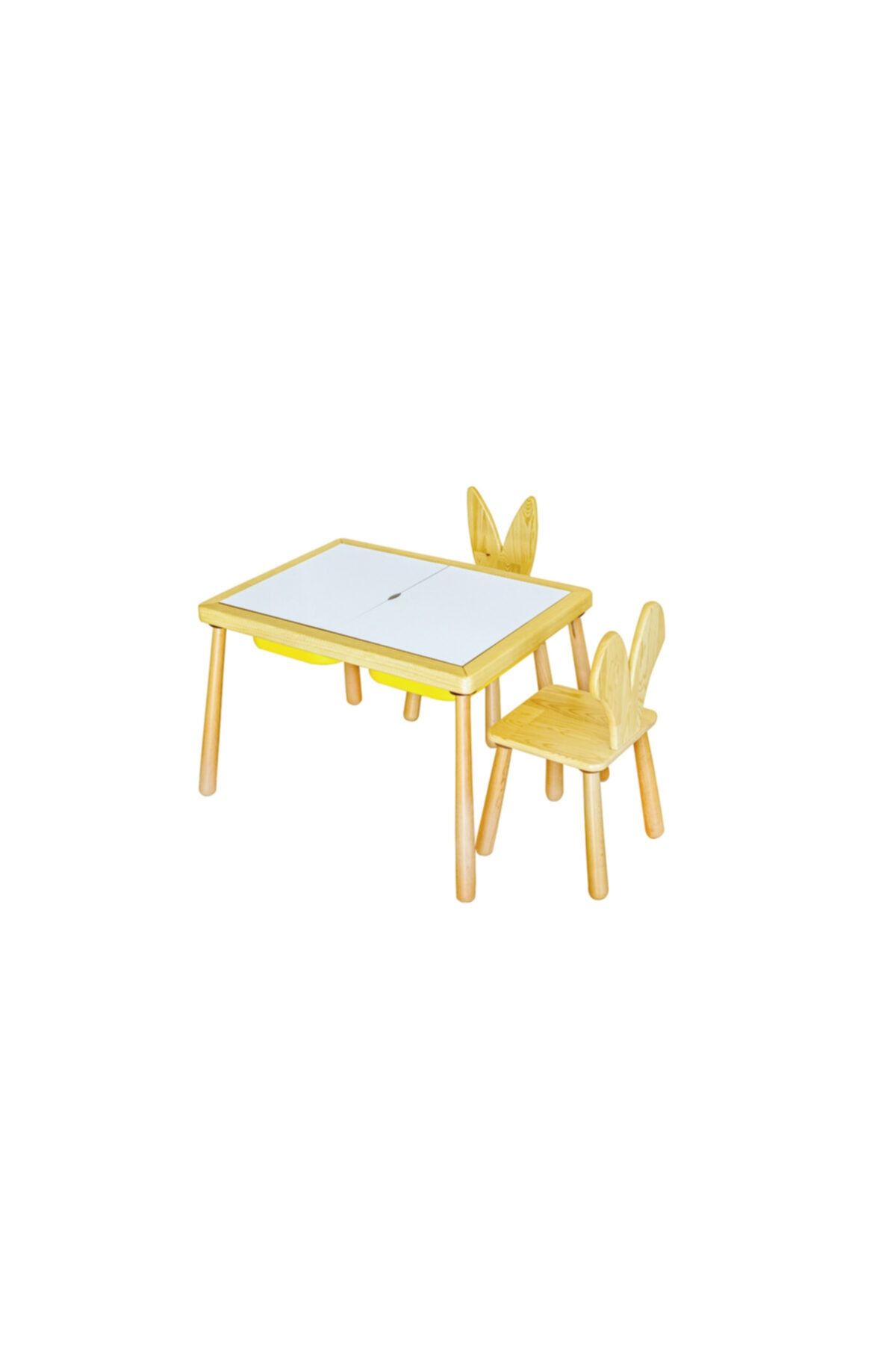 Woodnjoy Duyusal Oyun Masası  2 Sandalye