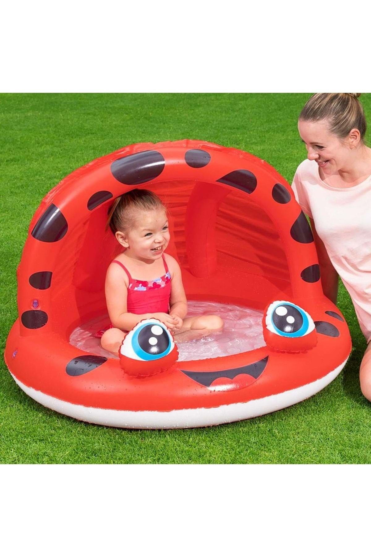 BESTWAY Gölgelikli Şişirilebilir Tabanlı Bebek Havuzu 52189