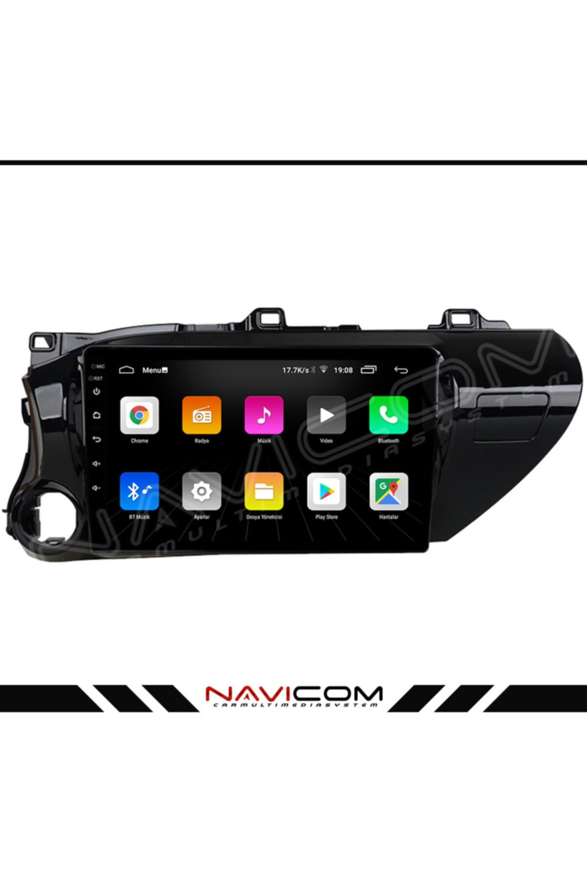 NAVİCOM Toyota Hilux 2016-2020 Android 10,0 Multimedya Navigasyon Oem Double Teyp Hd Kamera Hediye