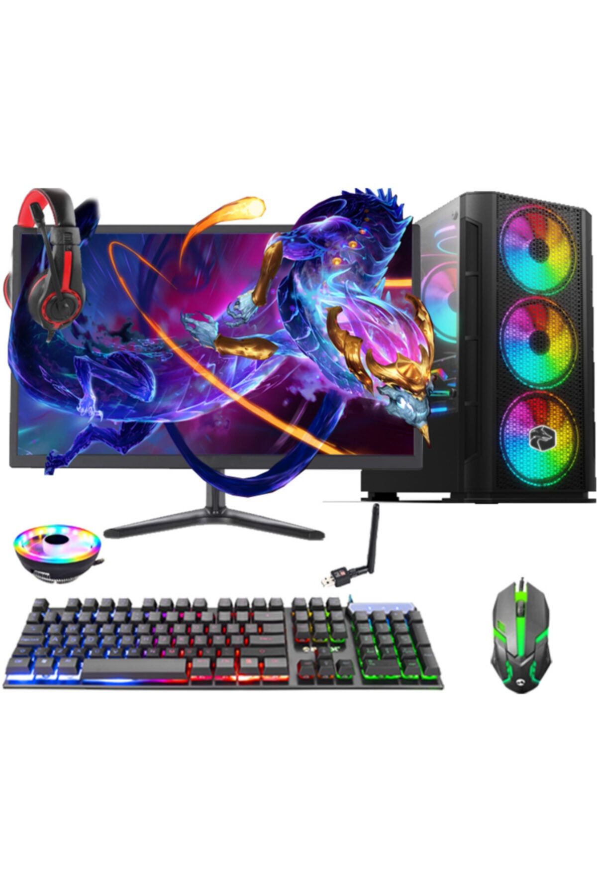 Aizen Gx85 I5-3470 8gb 320 Hdd Gtx 750ti 21,5\