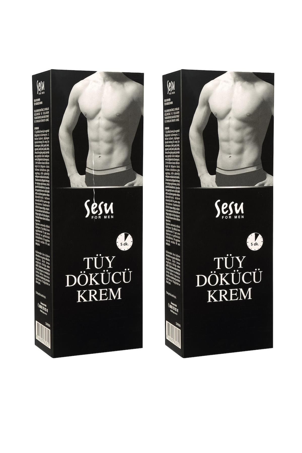 Sesu Tüy Dökücü Krem 100 ml. Erkekler Için X 2 Adet