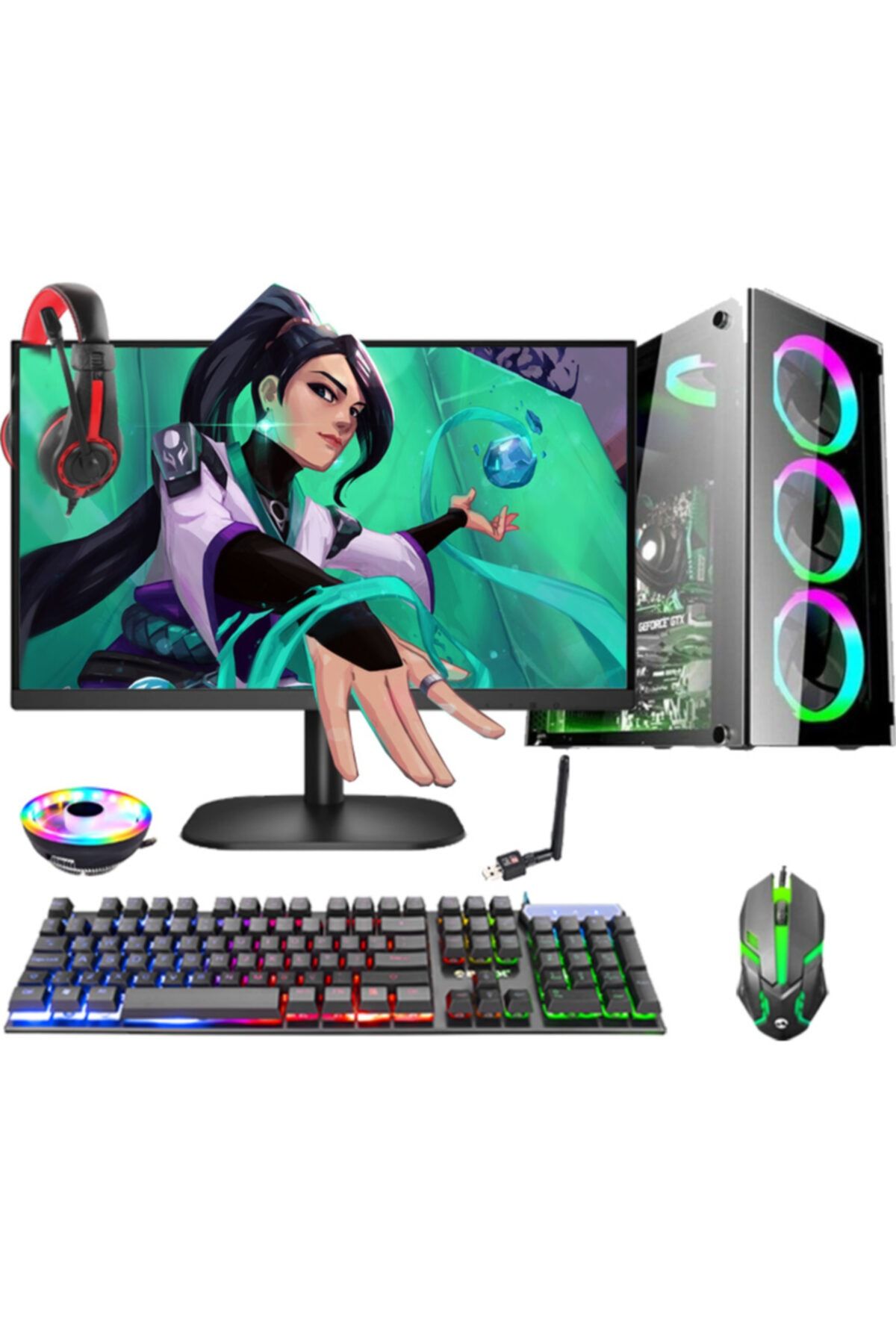 Aizen Gx92 I5-3470 16gb 500 Hdd 128 Ssd Gtx 750ti 21,5\