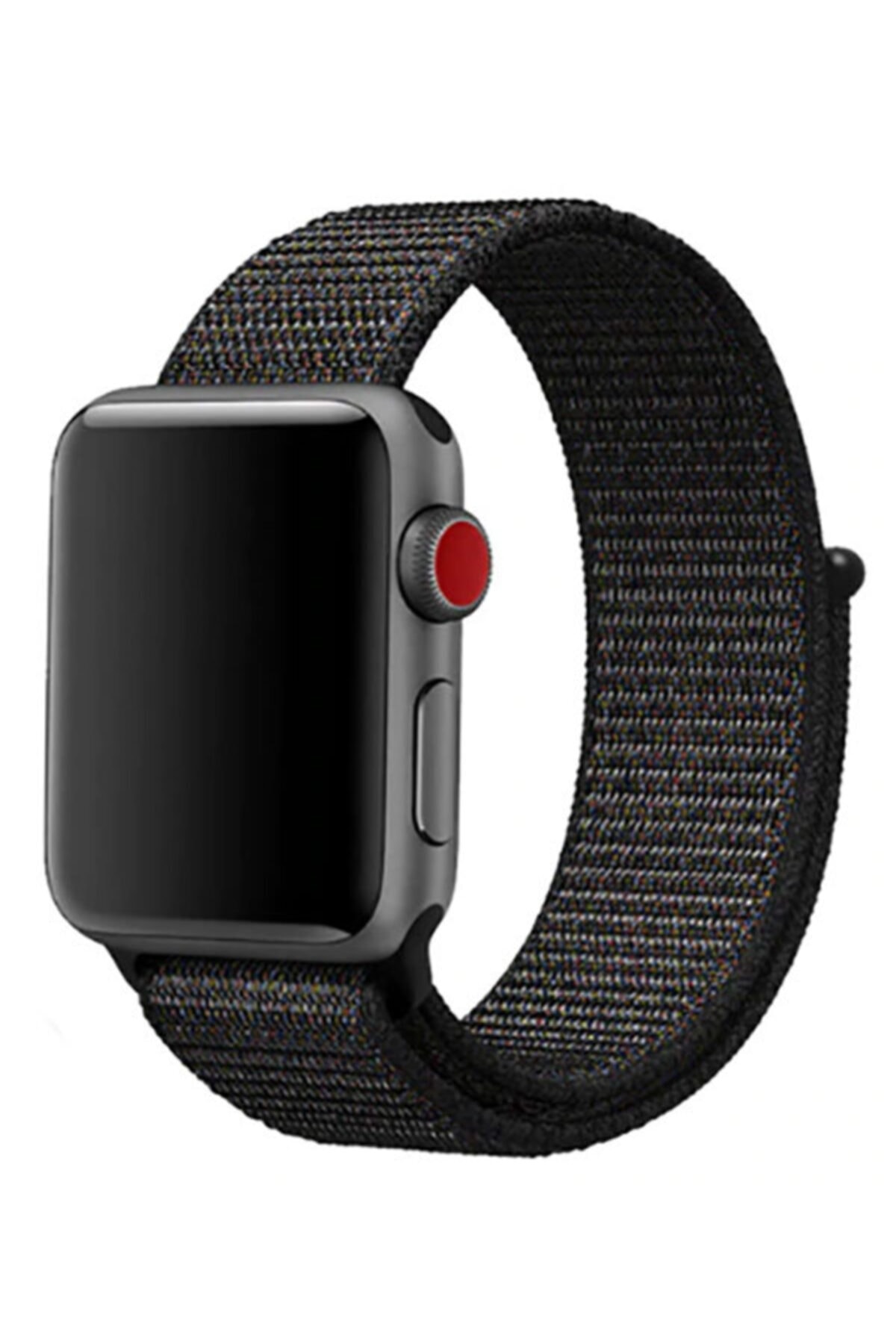 Apple Watch 1 2 3 4 5 6 Se 44 Mm Örgülü Lüks Kordon No7 + Popsocket