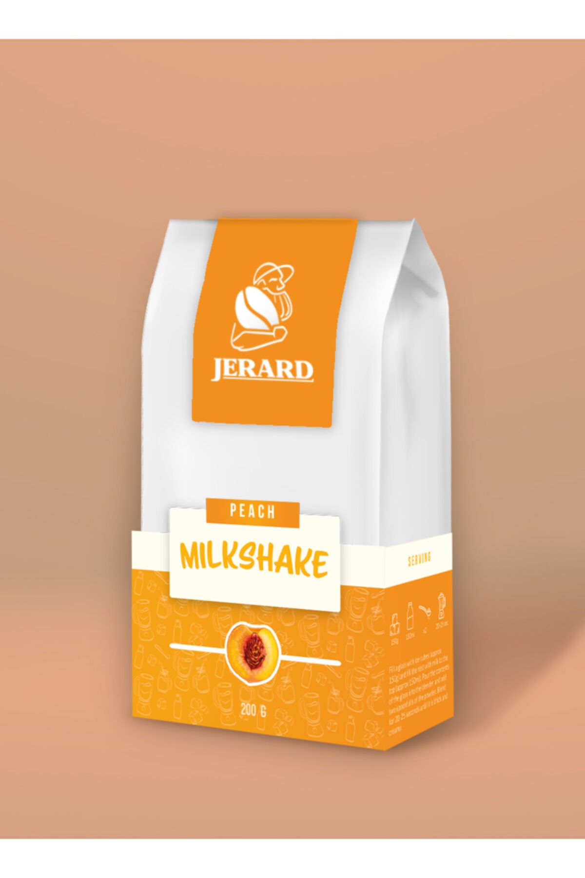 JERARD Şeftali Toz Milkshake 200 Gr