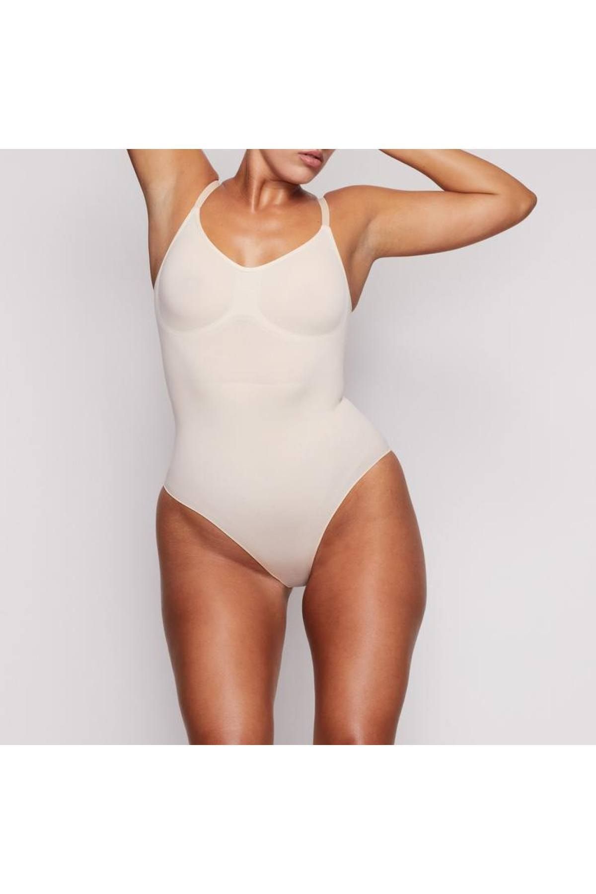 MİSTİRİK Örme Kumaş Toparlayıcı Çıtçıtlı Korse Zıbın