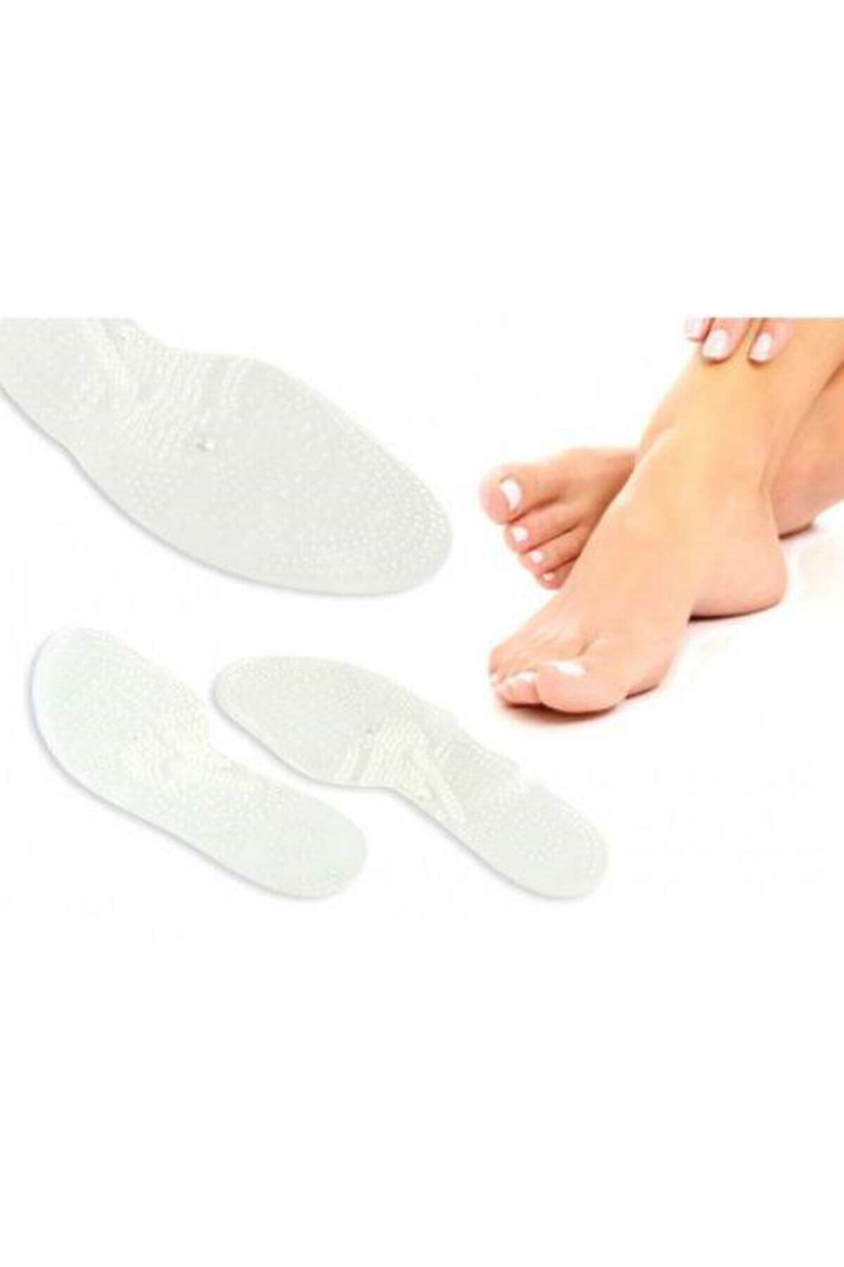 FırsatVar 2 Çift Akupunktur Etli Tabanlık Refleksolojik Ayak Masaj Tabanlığı Kadın