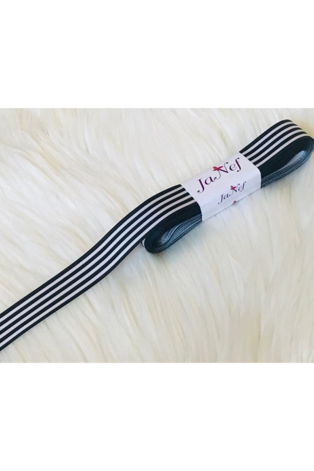 JaNef Grogren Kurdele Çizgili 2,5 Cm (10 M-5 Adet)