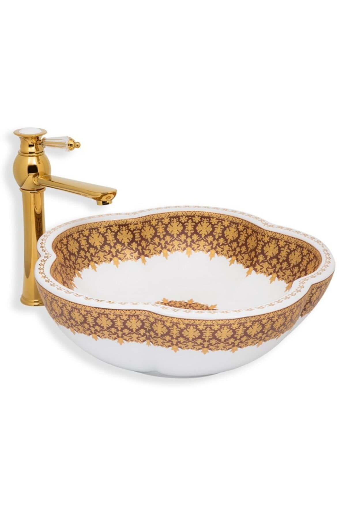 LENA E-6015 Tezgah Üstü Porselen Lavabo