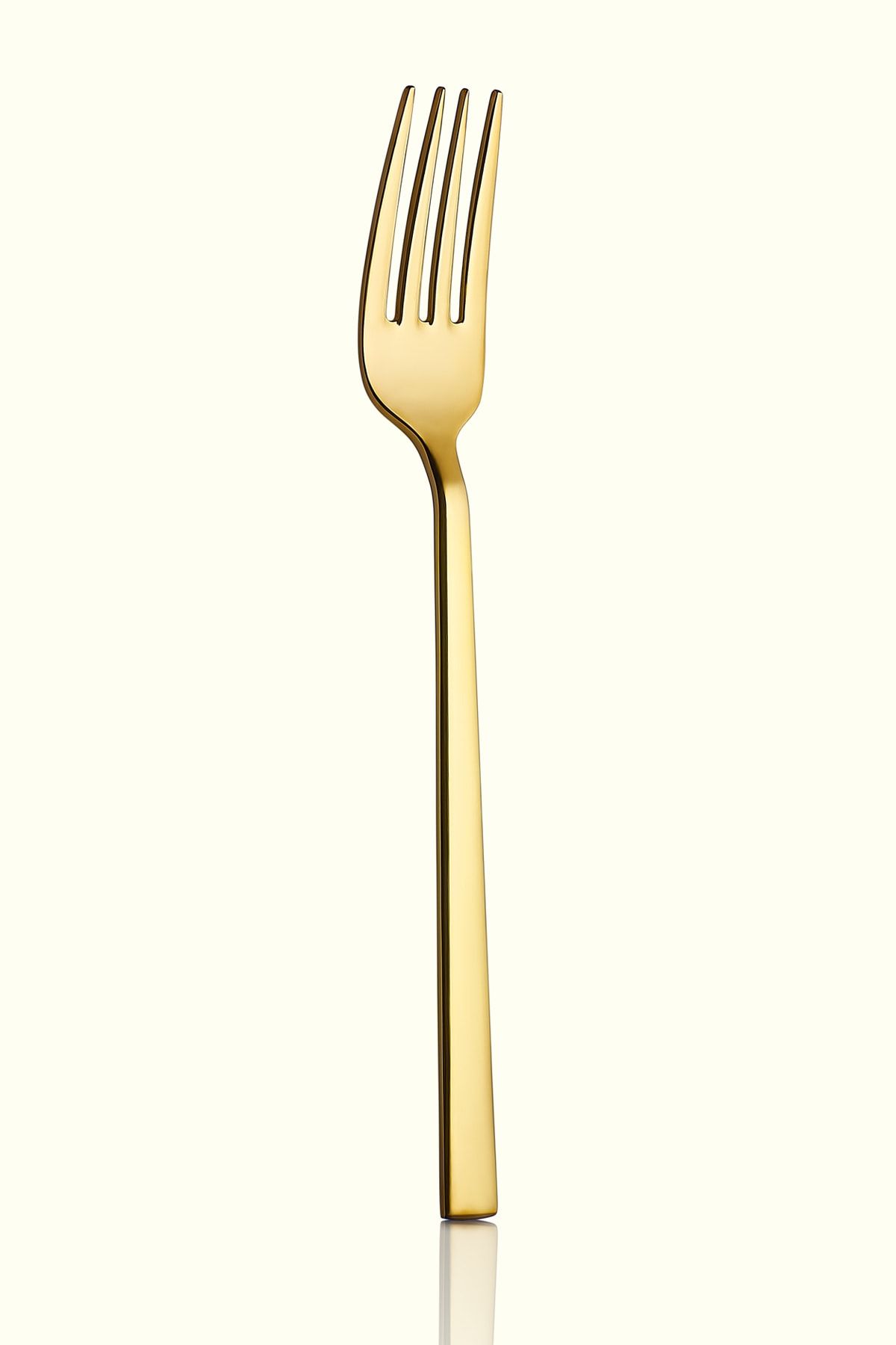 Avcı Klas Titanyum Gold 6 Adet Tatlı Çatalı 18/10 Paslanmaz Çelik 2,5 mm