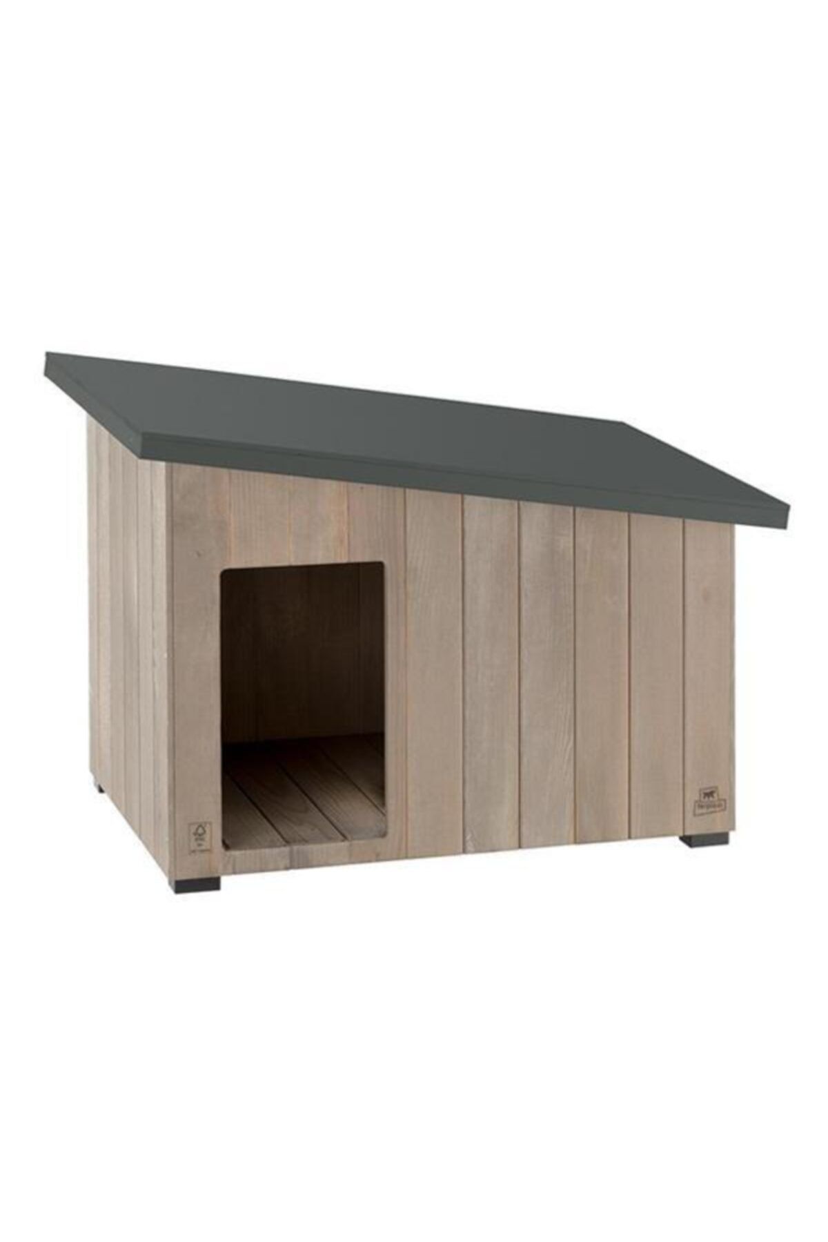 Ferplast Argo 80 Ahşap Köpek Kulübesi 49x95x67