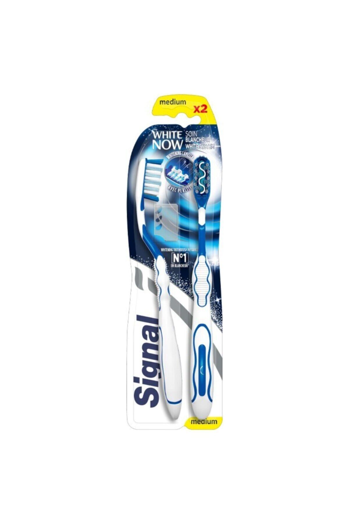 Signal White System Diş Fırçası Orta 1+1