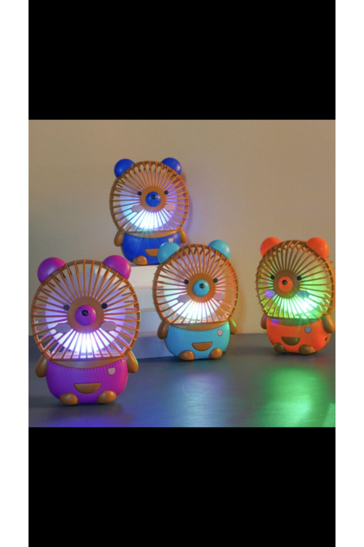 Twinix Turuncu Masa Üstü Fan Soğutucu Vantilatör Klima Usb Girişli Metal Serinletici Fan