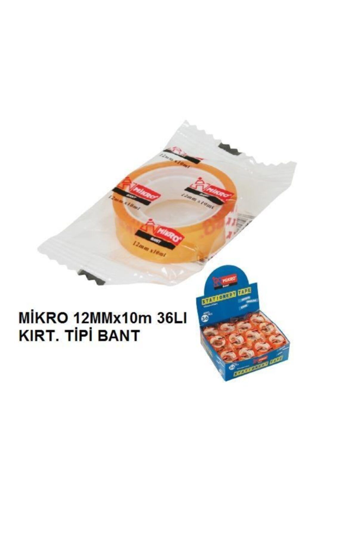 Mikro Para Bandı 12 Mm X 10 M 36 Adet