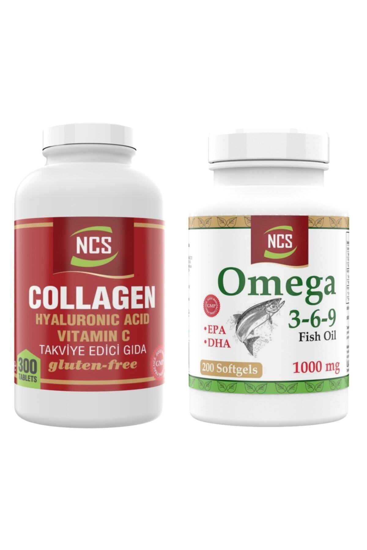 NCS Collagen Hyaluronic Acid 300 Tablet Omega 3 6 9 200 Softgel