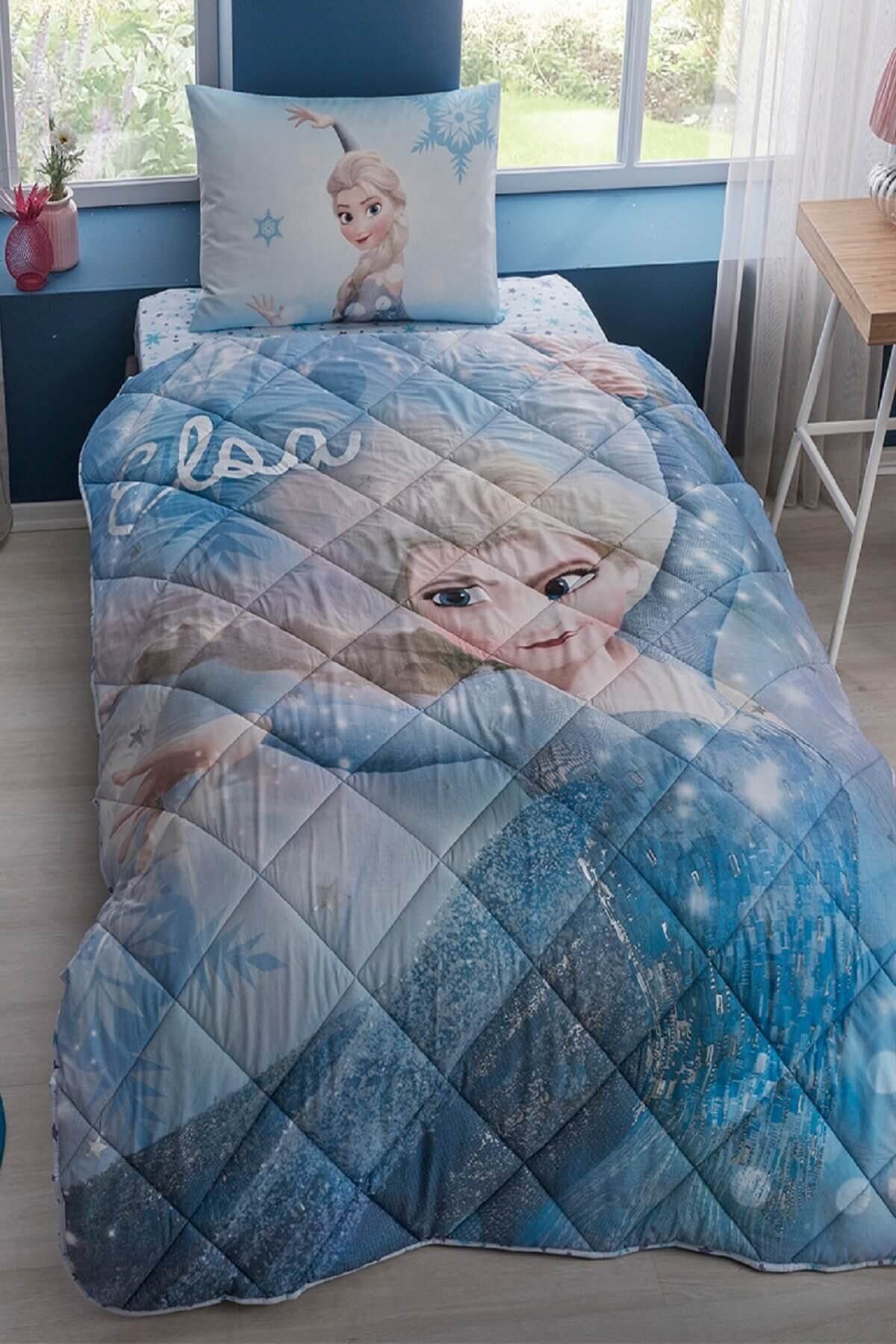 Taç Disney Frozen Tek Kişilik Lisanslı Yorgan Seti
